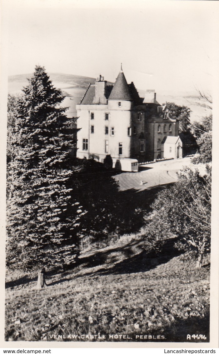 Postcard Venlaw Castle Hotel Peebles RP My Ref  B13167 - Peeblesshire