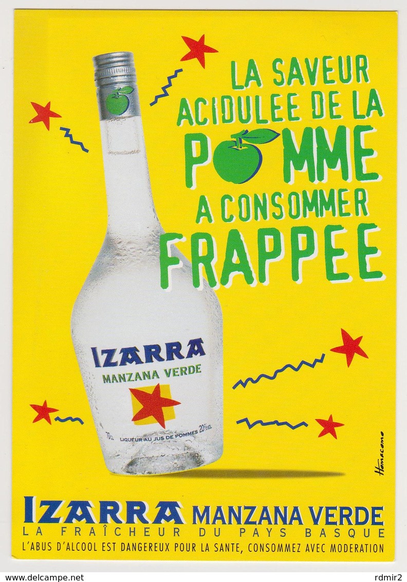 1596/ IZARRA MANZANA VERDE, Euskal Herria / Pays Basque / País Vasco / Euskadi.- Non écrite. Unused. No Escrita. - Publicidad