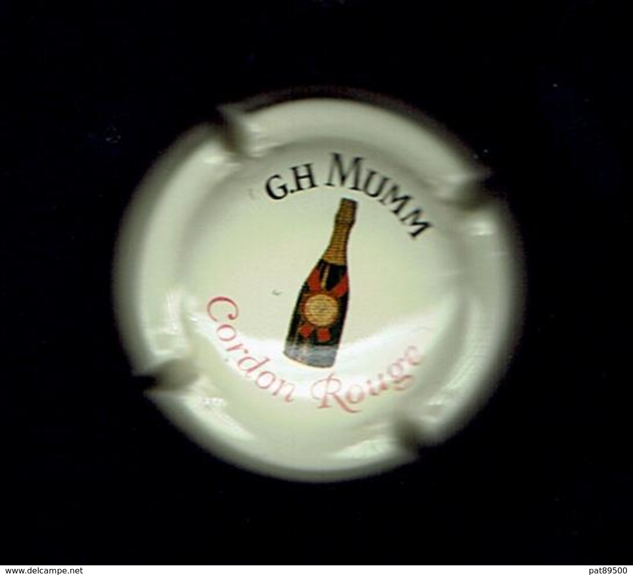 CAPSULE CHAMPAGNE : G.H. MUMM Et Cie " CORDON ROUGE (Bouteille Sur Fond Crème) N° 151 / Propre +++ - Mumm GH Et Cie