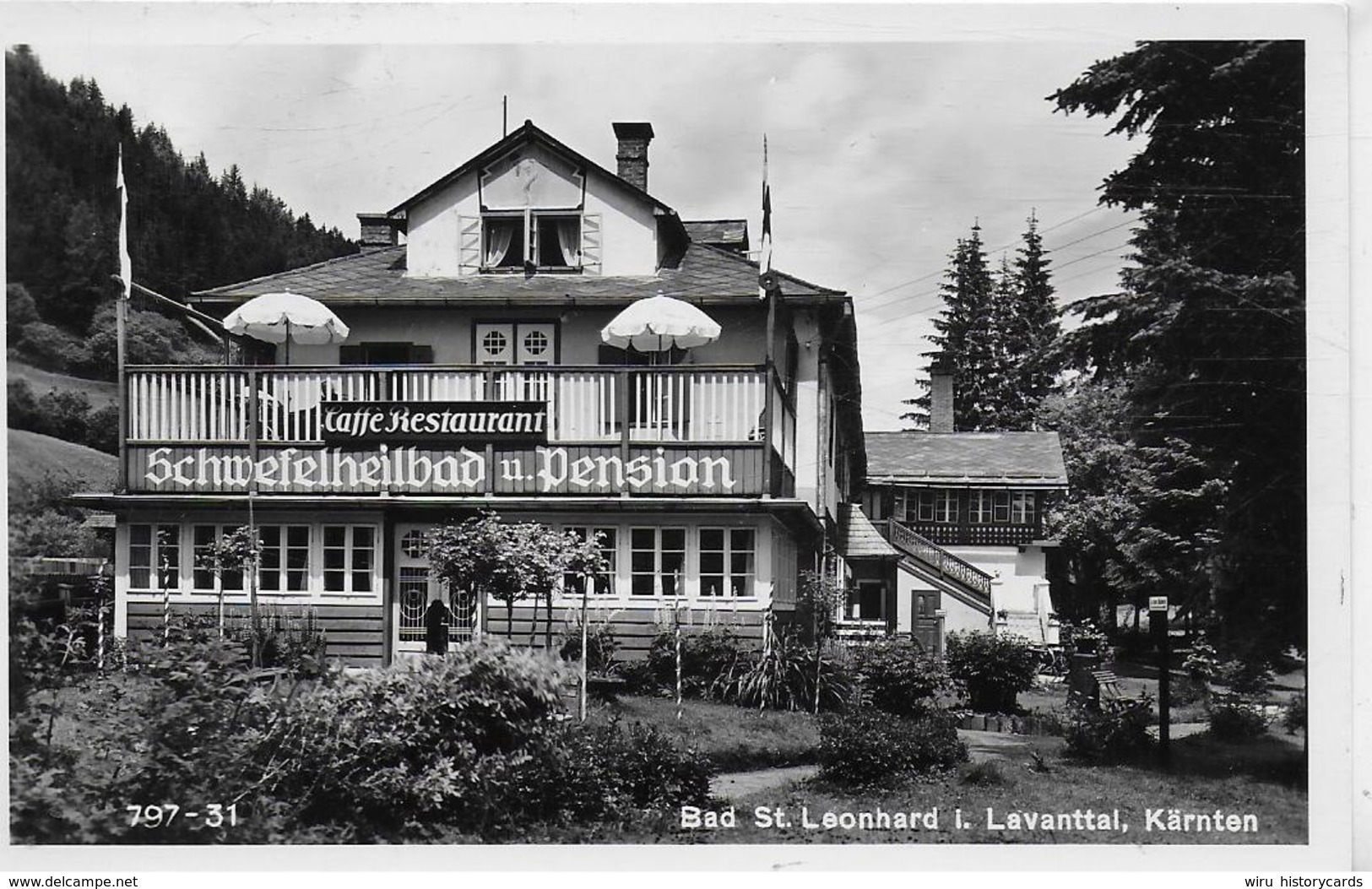 AK 0227  Bad St. Leonhard Im Lavanttal - Schwefelheilbad & Pension / Verlag Frank Um 1953 - Wolfsberg