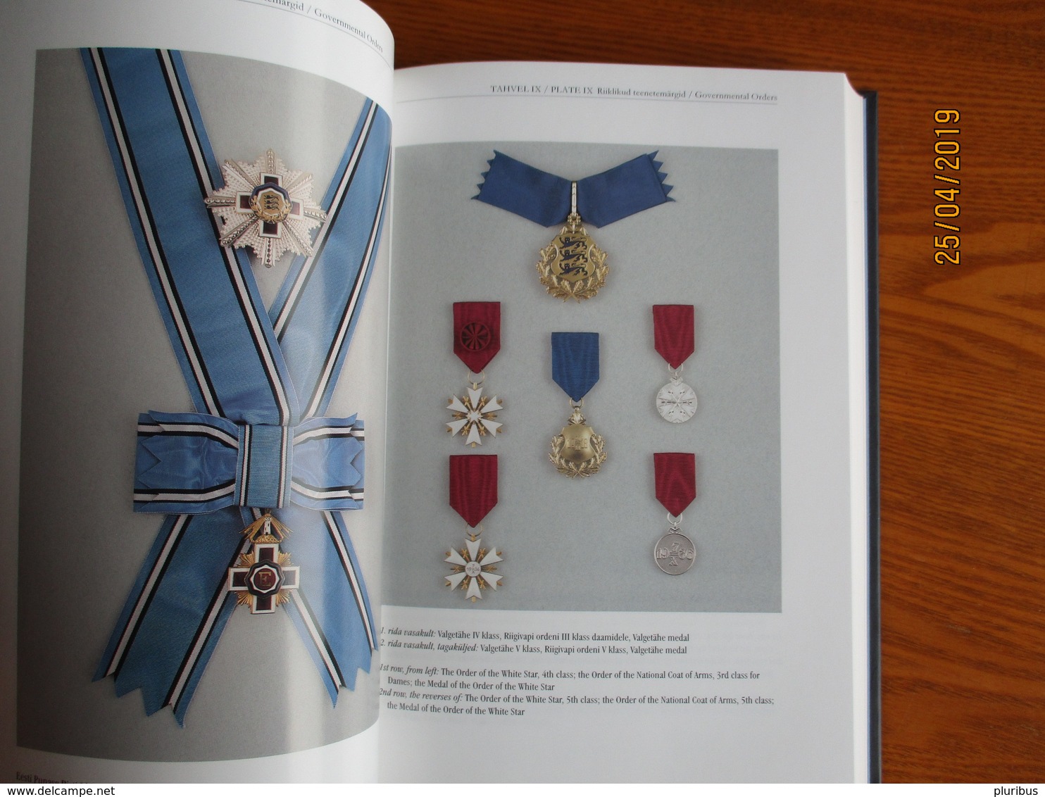 ESTONIAN ORDERS AND DECORATIONS 1998 , GREAT BOOK MANUAL , 0 - Books & CDs