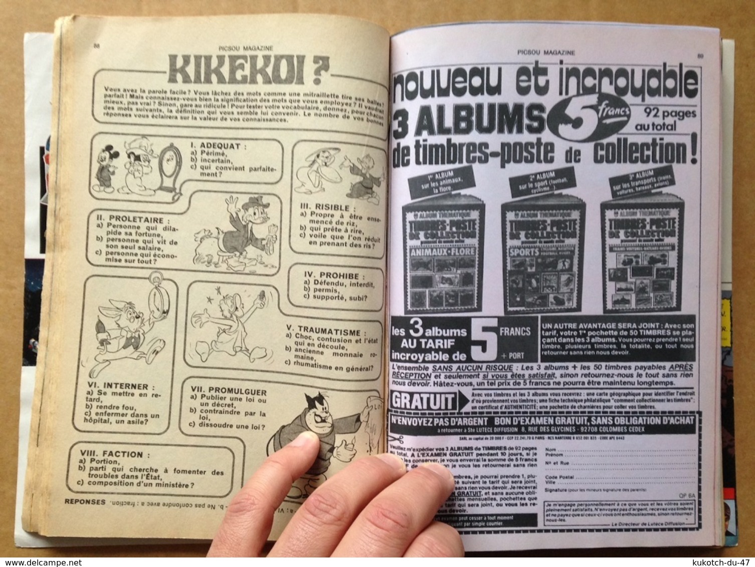 Disney - Picsou Magazine ° Année 1982 - N°122 (avec Grand Défaut D'usure) - Picsou Magazine