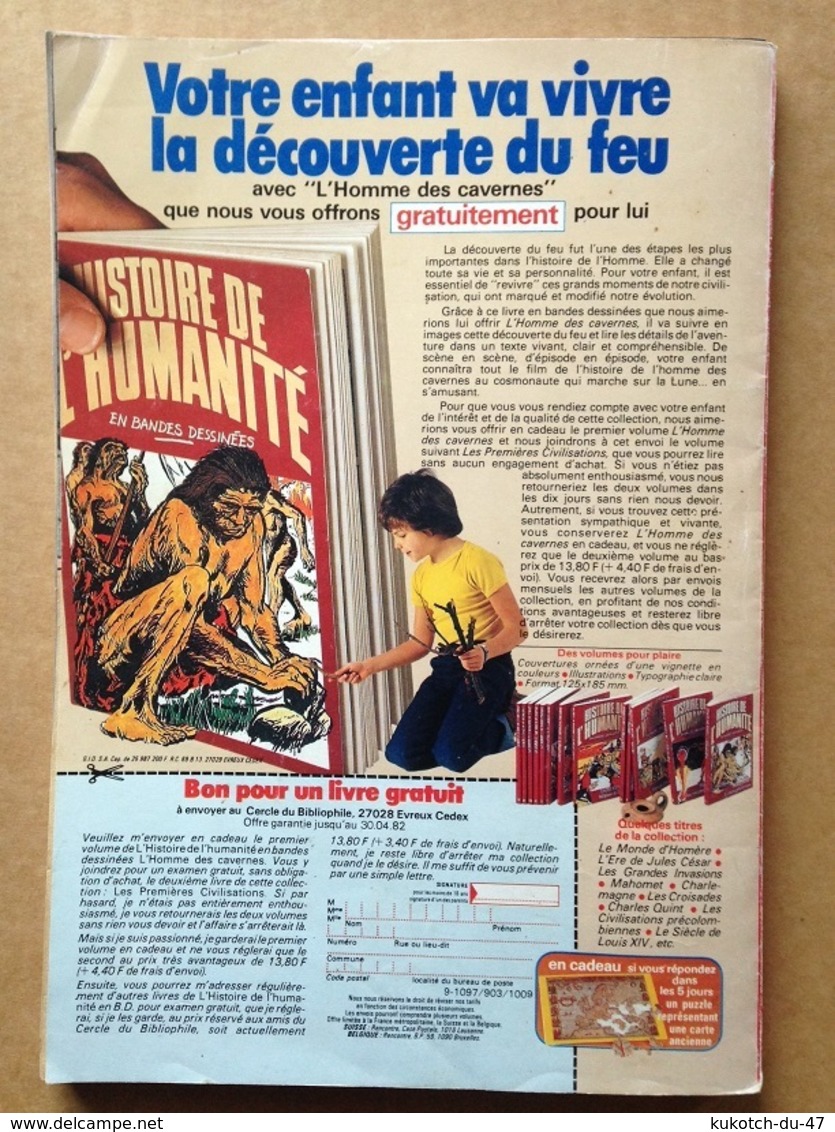 Disney - Picsou Magazine ° Année 1982 - N°122 (avec grand défaut d'usure)