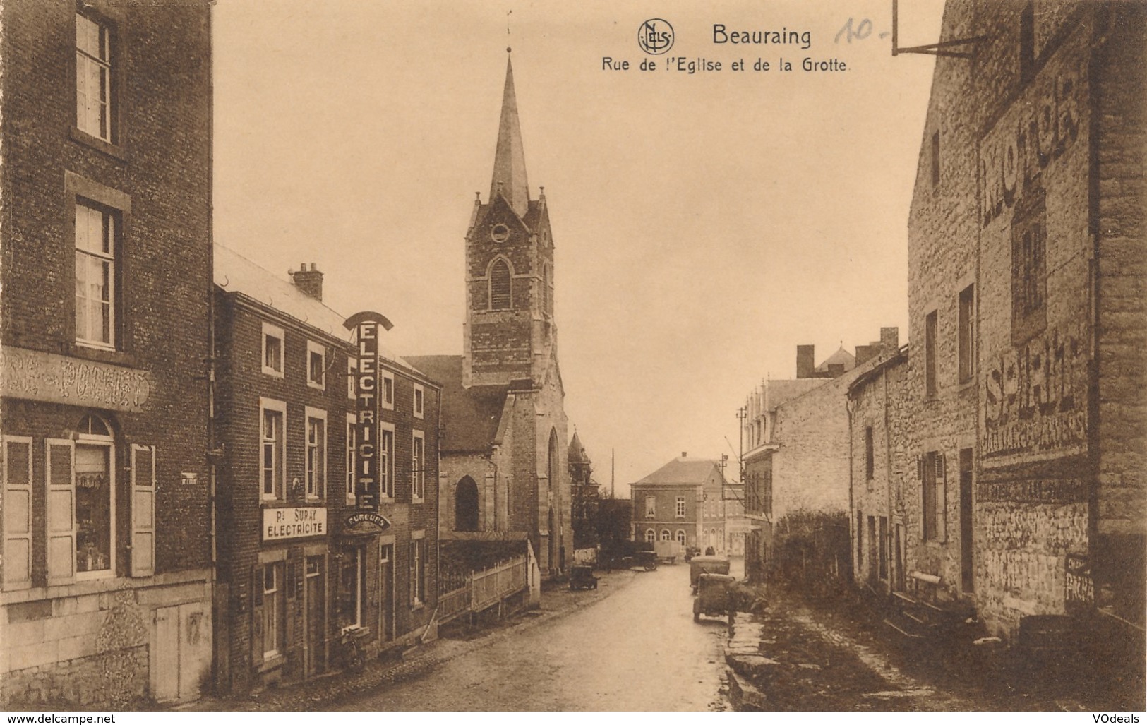 CPA - Belgique - Beauraing - Rue De L'Eglise Et De La Grotte - Beauraing