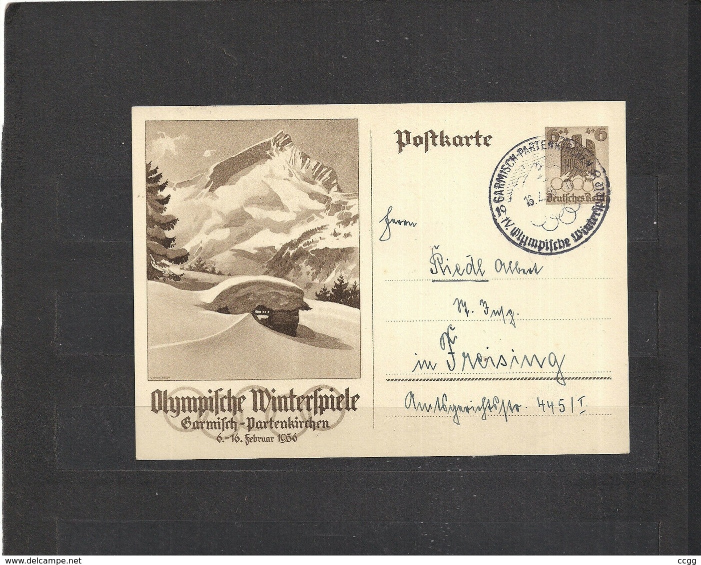 Olympische Spelen  1936 , Deutsche Reich - Winter 1936: Garmisch-Partenkirchen