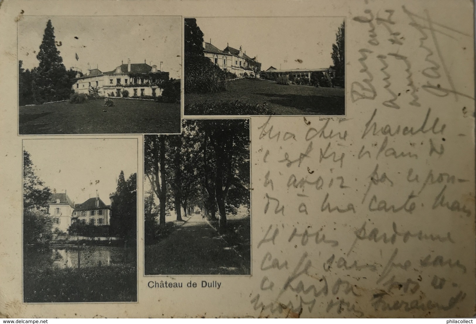 Suisse (VD) Dully // Chateau De Dully 1913 - Other & Unclassified