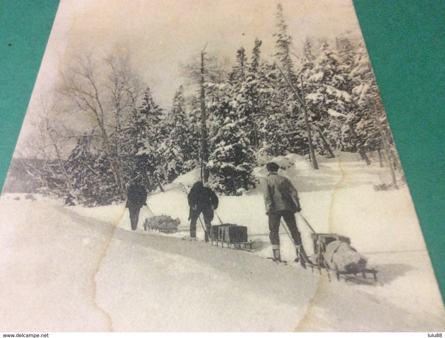 QUÉBEC.  Canadian Hunting Scène. Going Into Camp - Autres & Non Classés