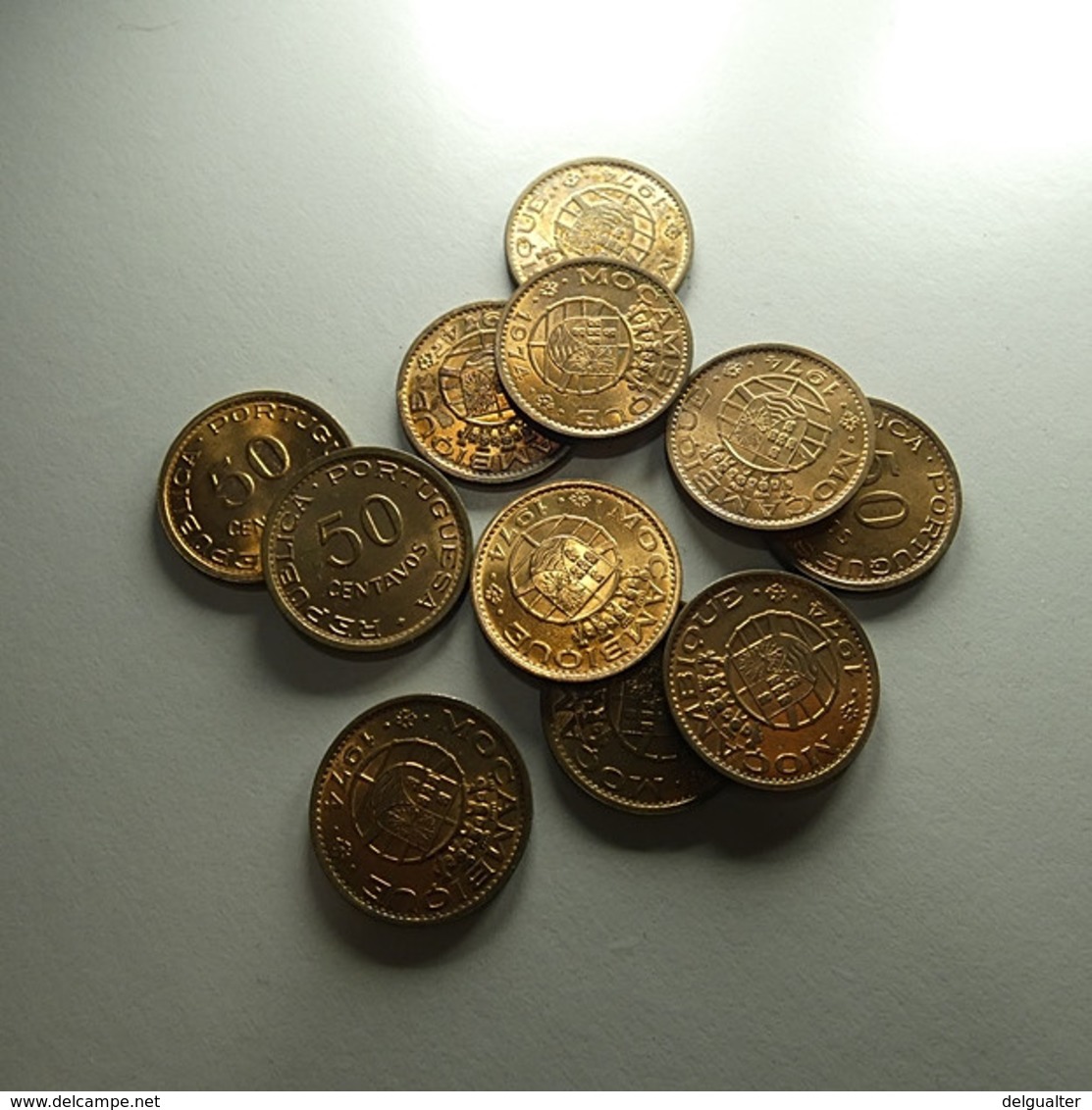 Portuguese Moçambique 11 Coins 50 Centavos 1974 - Lots & Kiloware - Coins