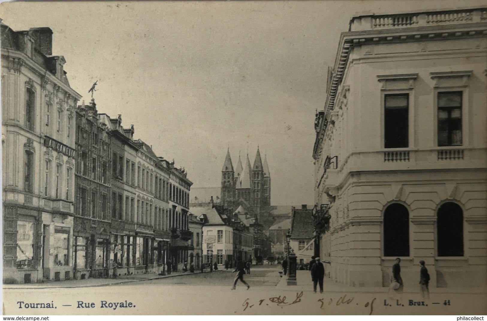 Tournai // Rue Royale 1901 Ed. L. L 41 - Doornik