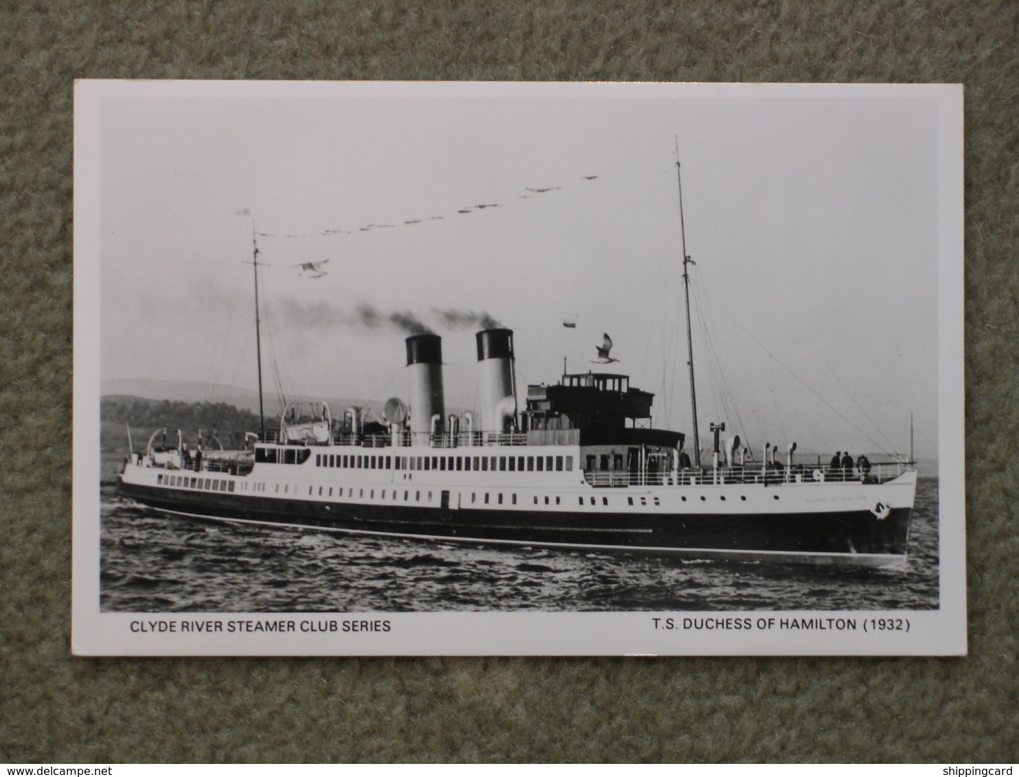 CLYDE STEAMER DUCHESS OF HAMILTON - Ferries