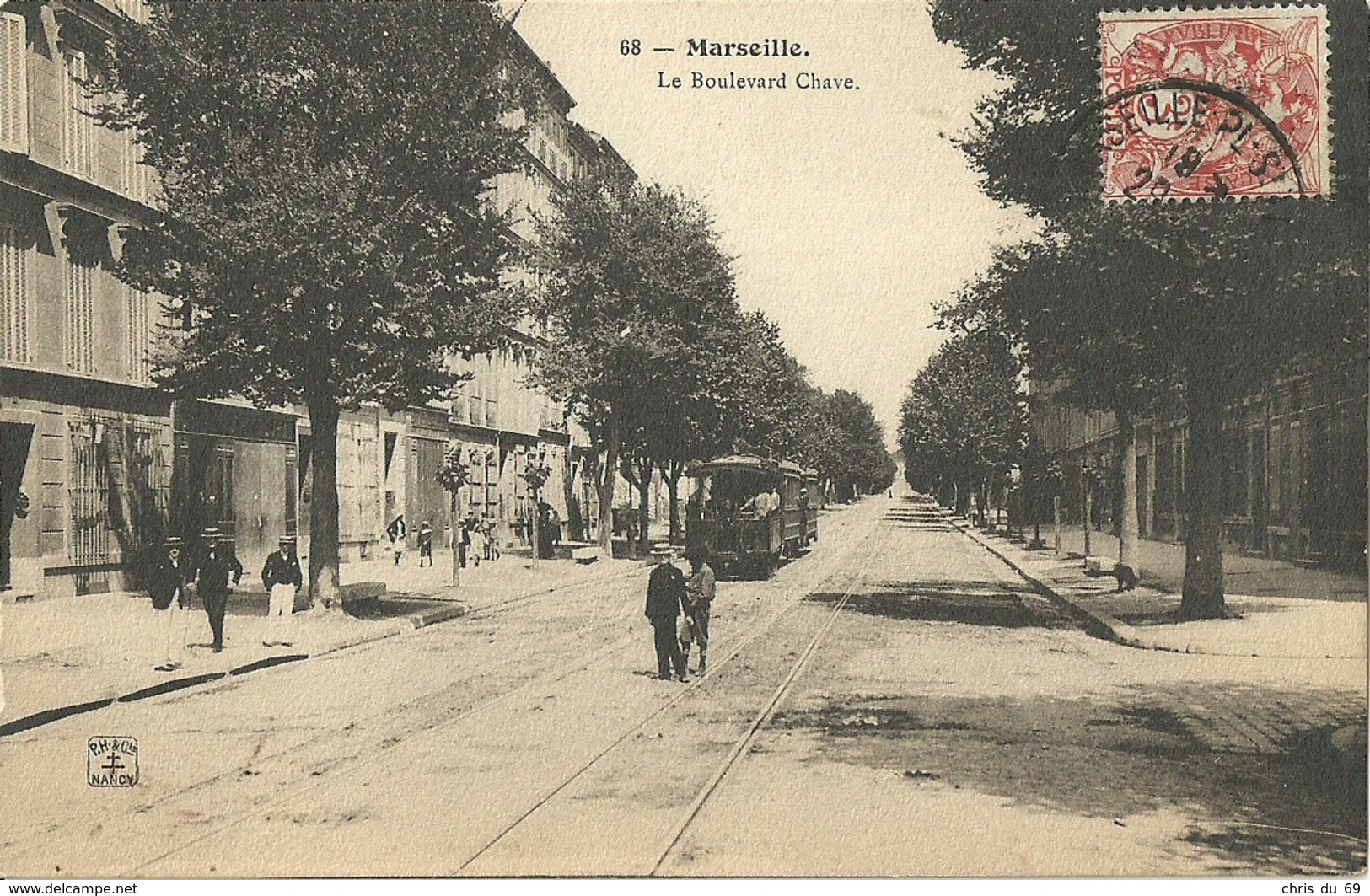 Marseille Le Boulevard Chave Serie Nancy 68 - Cinq Avenues, Chave, Blancarde, Chutes Lavies