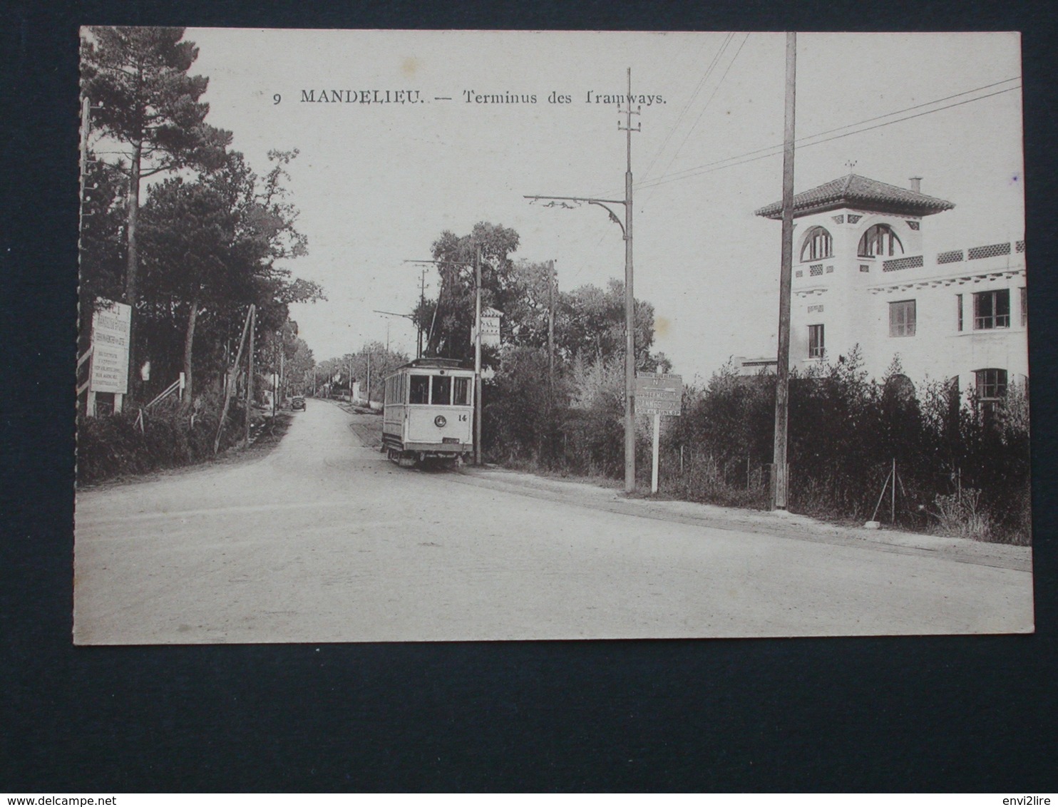 Ref5769 CPA De Mandelieu (Alpes Maritimes) - Terminus De Tramways N°9 édition Tairraz - Other & Unclassified