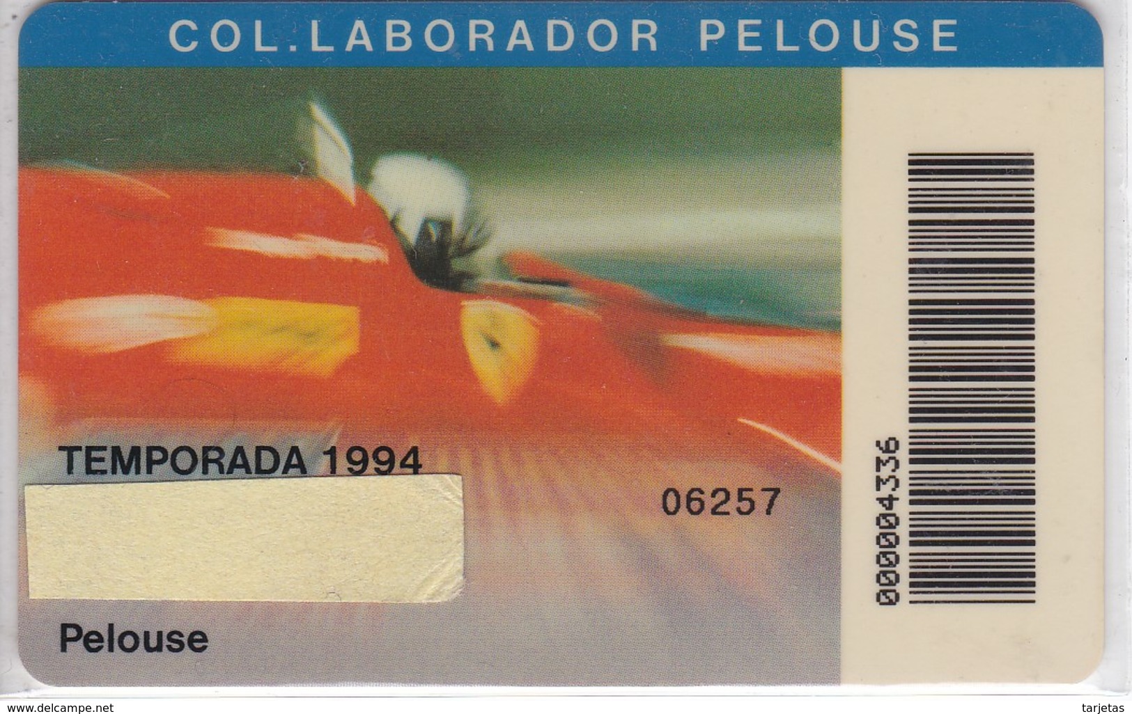 CARNET DE COLABORADOR PELOUSE DEL CIRCUIT DE CATALUNYA DEL AÑO 1994 - FERRARI - FORMULA 1 - Otros & Sin Clasificación