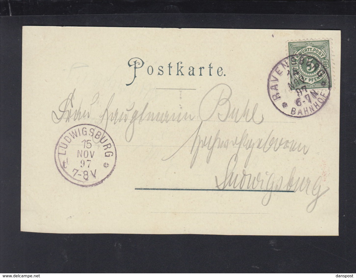 Württemberg Litho-AK Gruß Aus Ravensburg Konzerthaus 1897 - Ravensburg