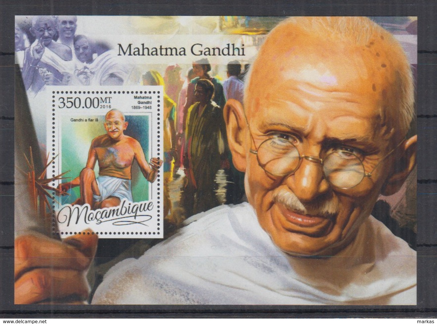 G622. Mozambique - MNH - 2016 - Famous People - Mahatma Gandhi - Bl - Autres & Non Classés