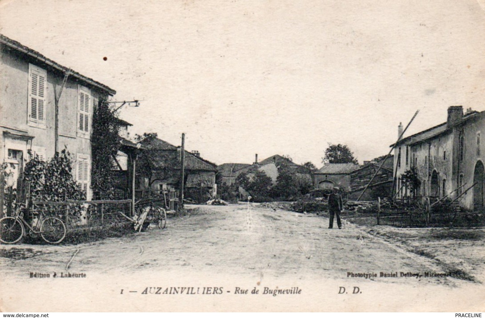 AUZAINVILLIERS-88-RUE DE BULGNEVILLE- - Other & Unclassified
