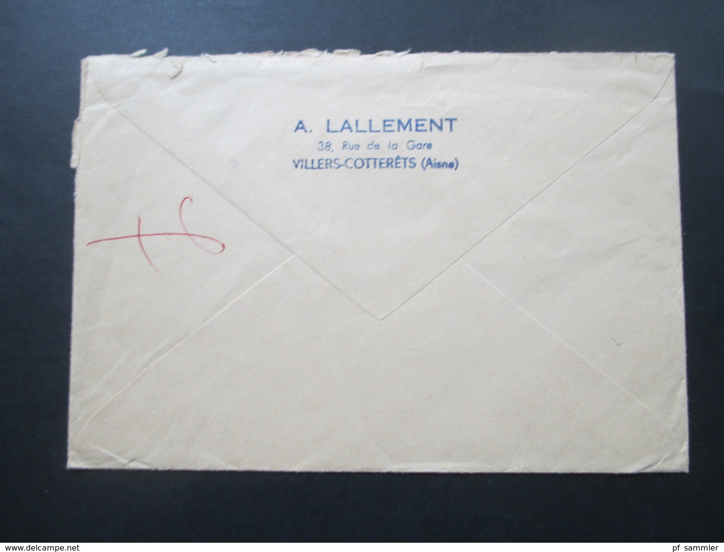 Frankreich 1973 Einschreiben / R-Brief R-Zettel Gestempelt Villers - Cotterets Mit Zollaufkleber Douane Nach Bamberg - Cartas & Documentos