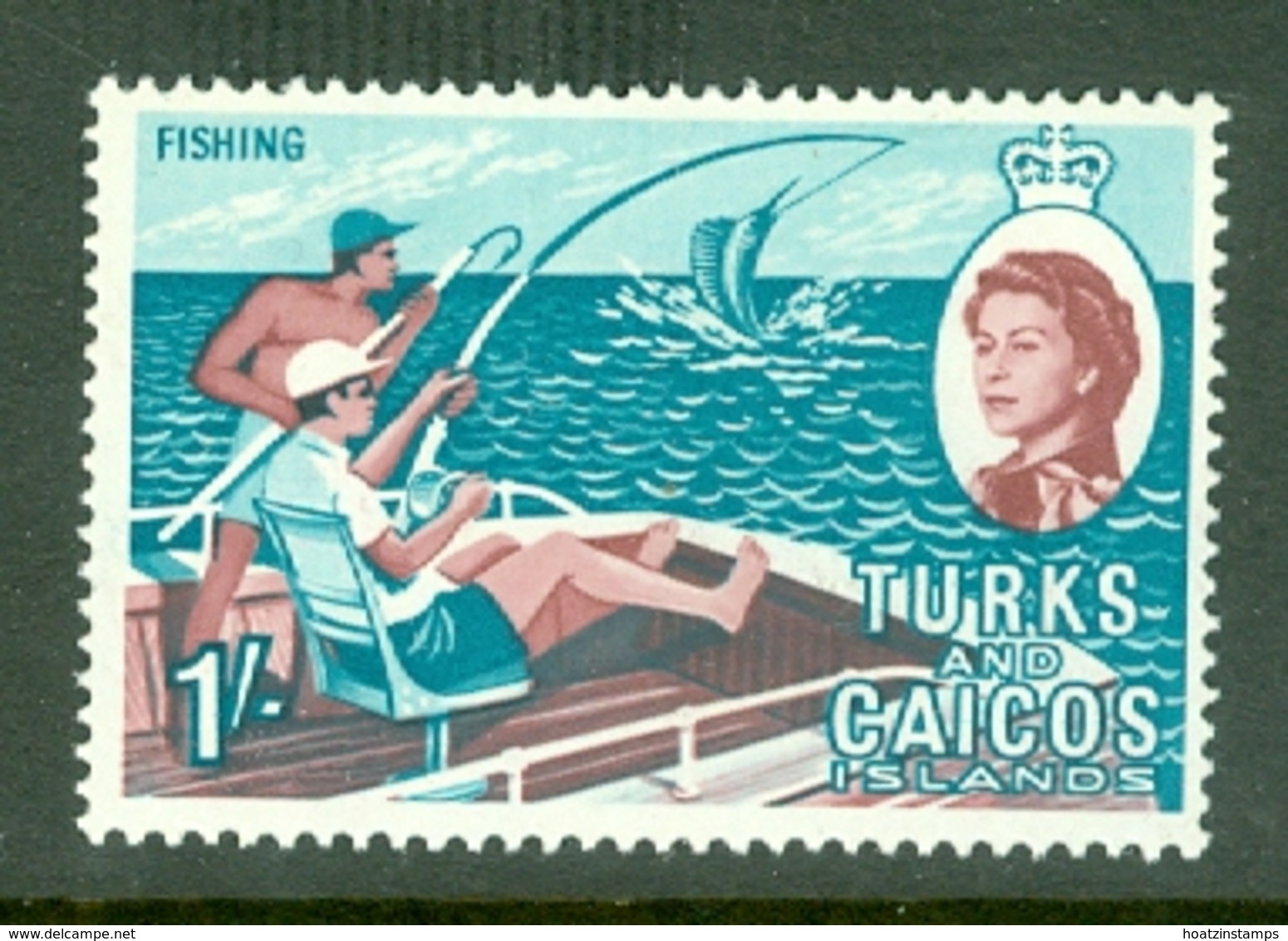 Turks & Caicos Is: 1967   QE II Pictorials   SG281   1/-   MH - Turks And Caicos