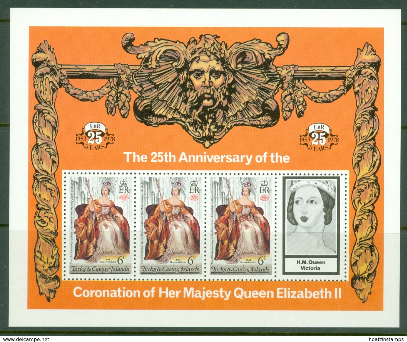 Turks & Caicos Is: 1978   25th Anniv Of The Coronation  MNH Sheetlets (x3) - Turks And Caicos