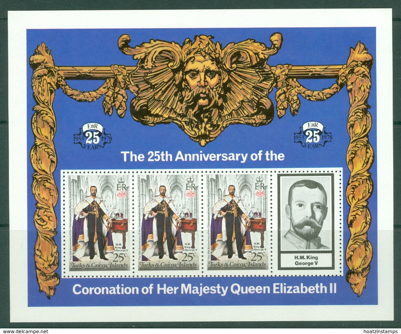 Turks & Caicos Is: 1978   25th Anniv Of The Coronation  MNH Sheetlets (x3) - Turks And Caicos