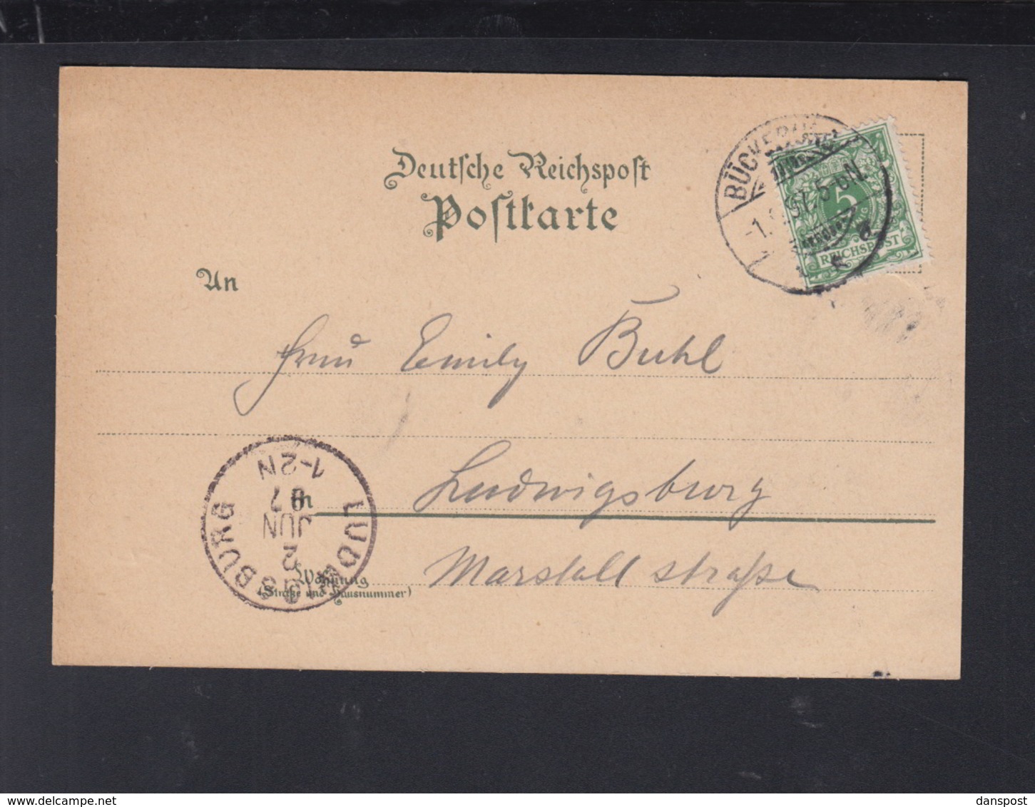 Dt. Reich Litho-AK Gruß Aus Bückeburg 1897 - Bueckeburg