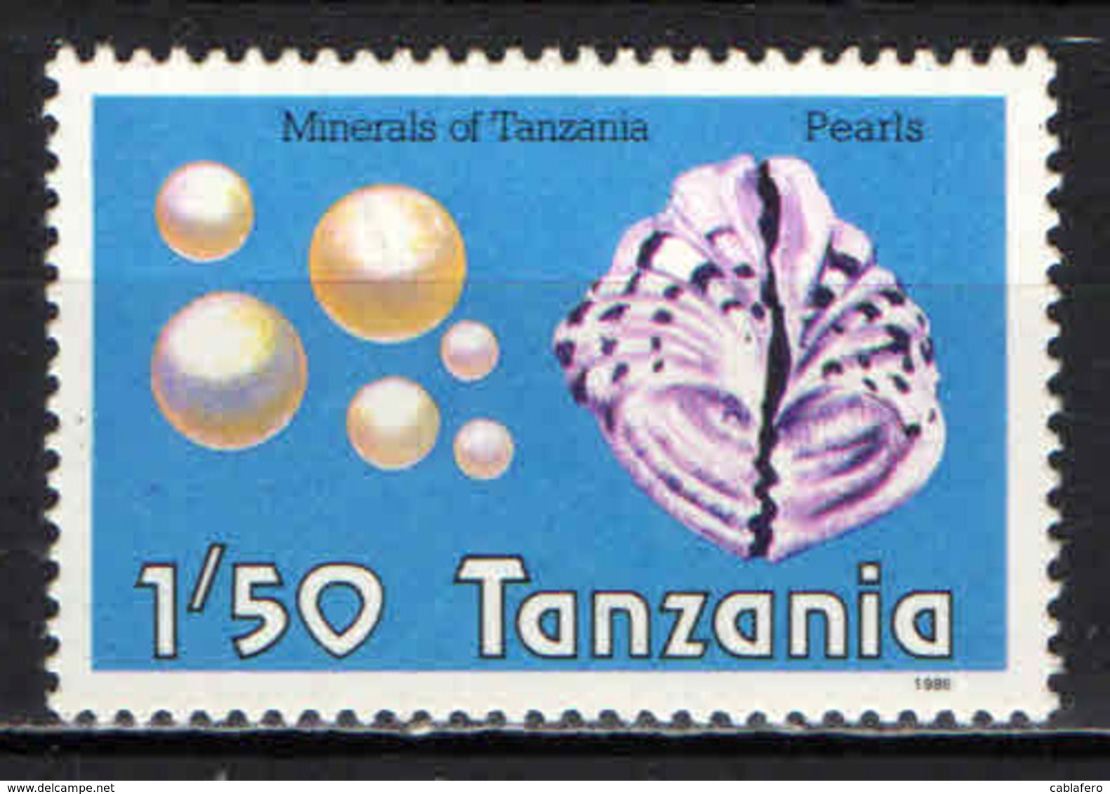 TANZANIA - 1986 - PERLE - MNH - Tanzania (1964-...)