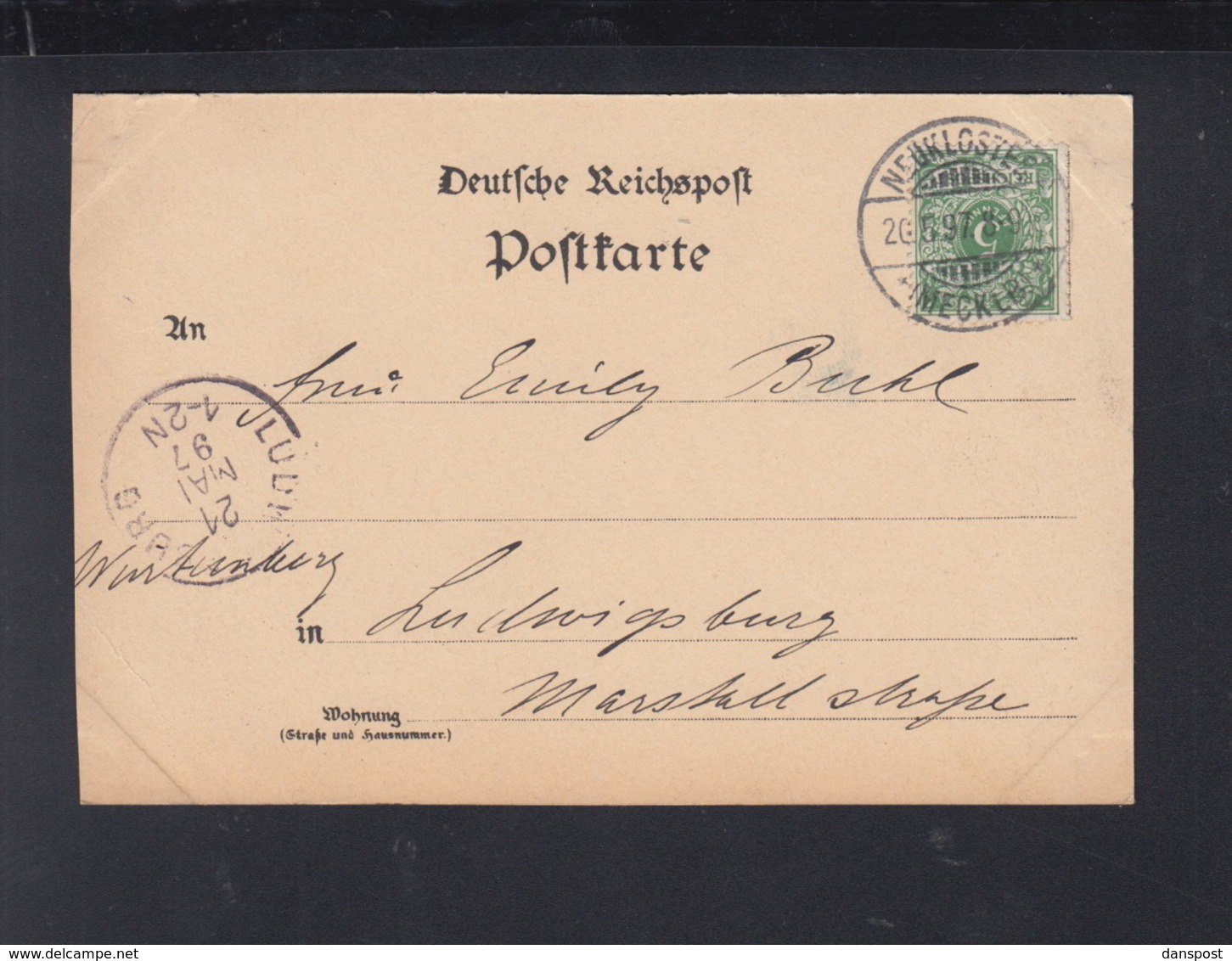 Dt. Reich Litho-AK  Gruß Aus Neukloster 1897 - Neukloster
