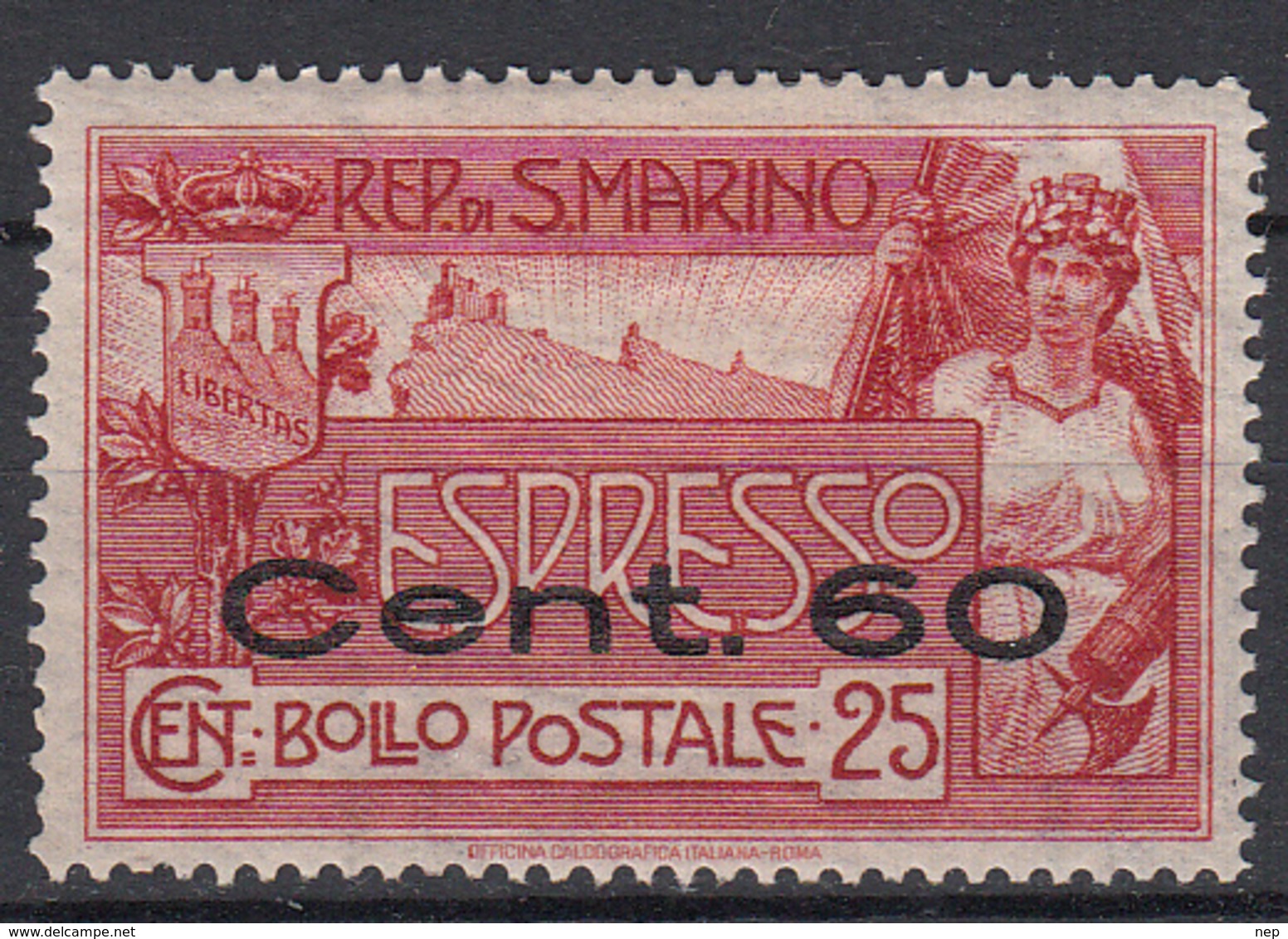 SAN MARINO - Michel - 1923 - Nr 88  - MH* - Timbres Express