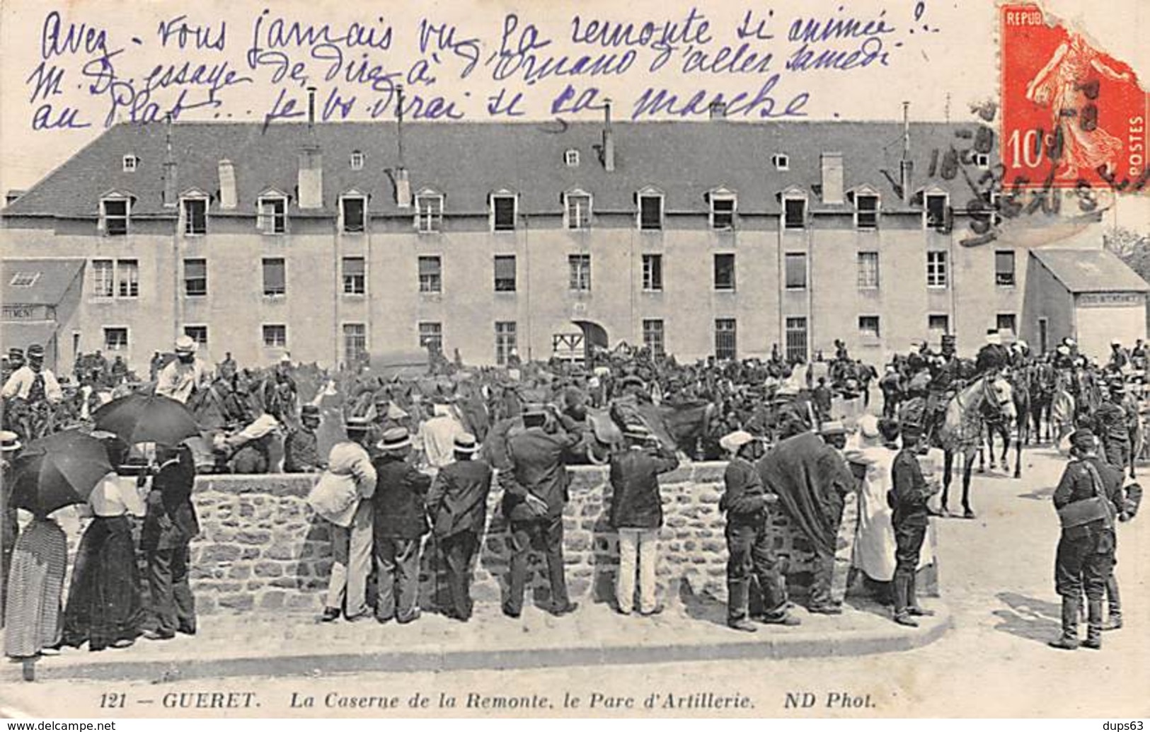 GUERET - La Caserne De La Remonte, Le Parc D'Artillerie - Très Bon état - Guéret