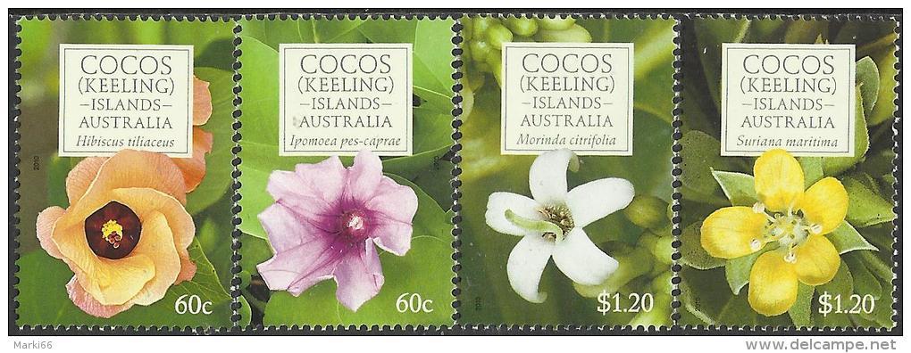 Cocos (Keeling) Island - 2010 - Flora - Flowers - Mint Stamp Set - Cocos (Keeling) Islands