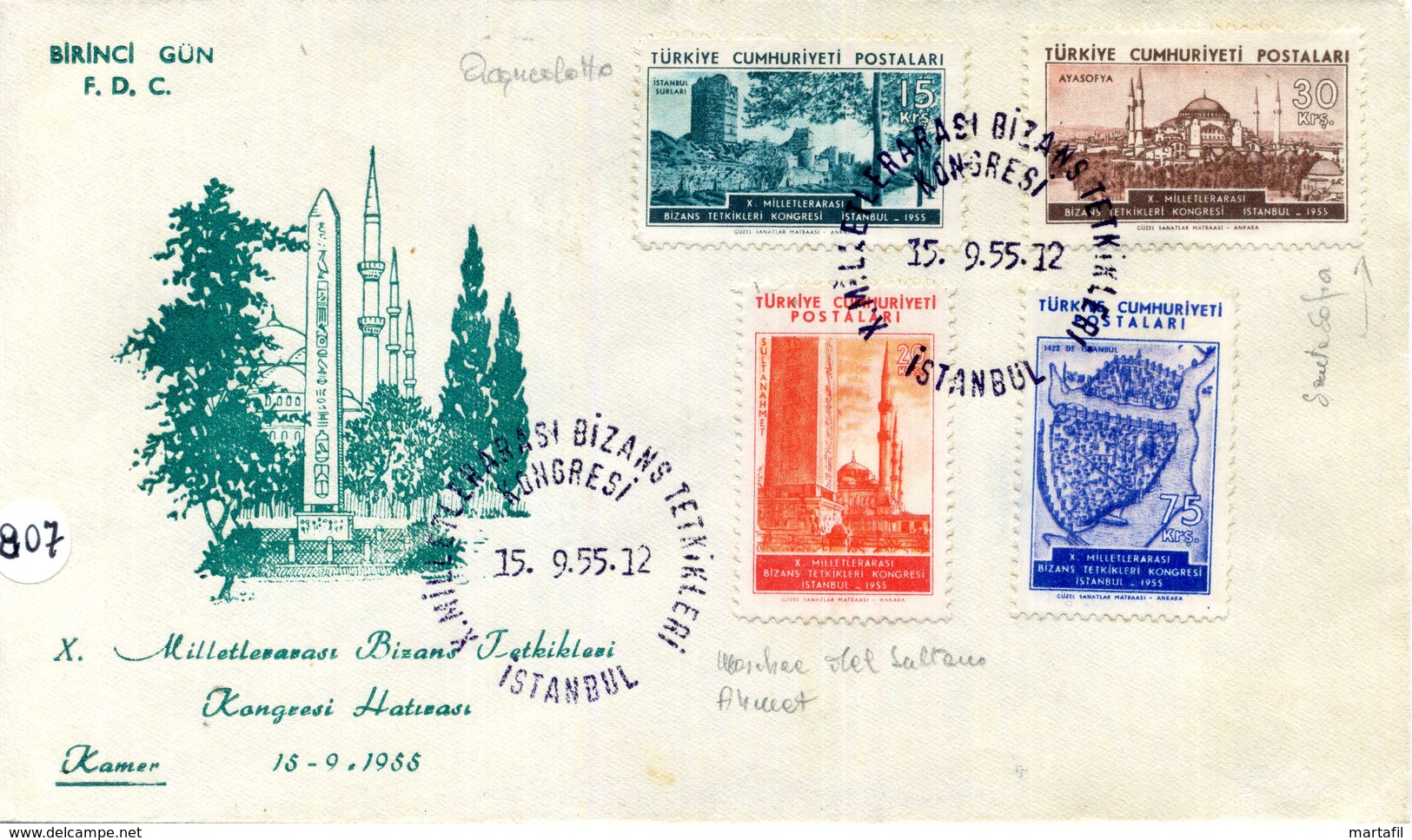 1955 TURCHIA FDC - FDC