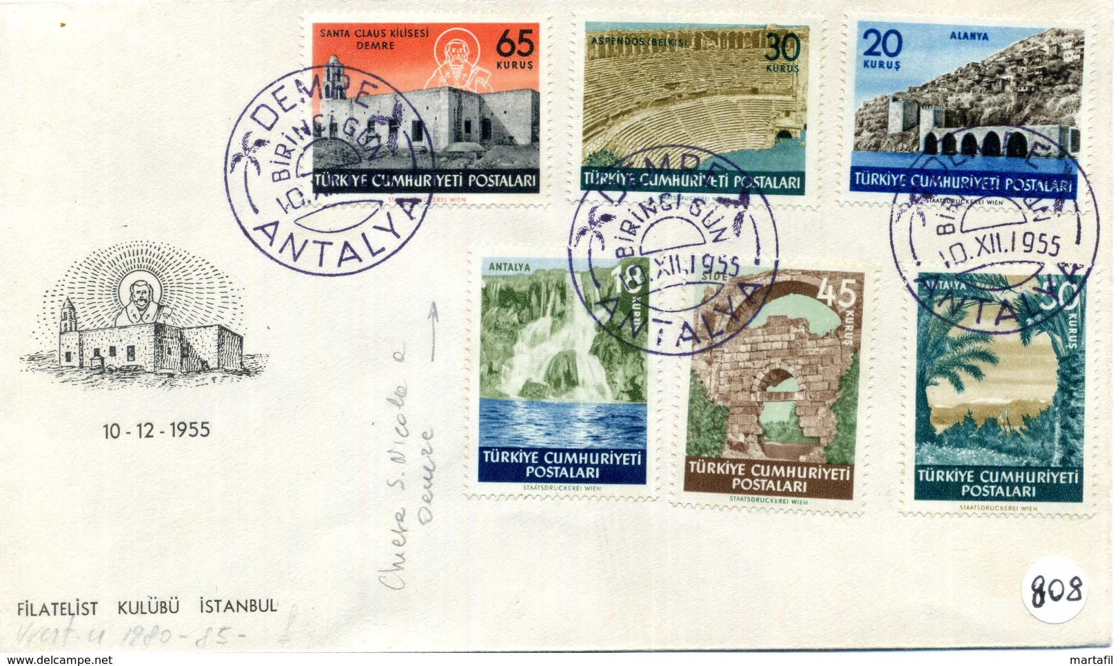 1955 TURCHIA FDC - FDC