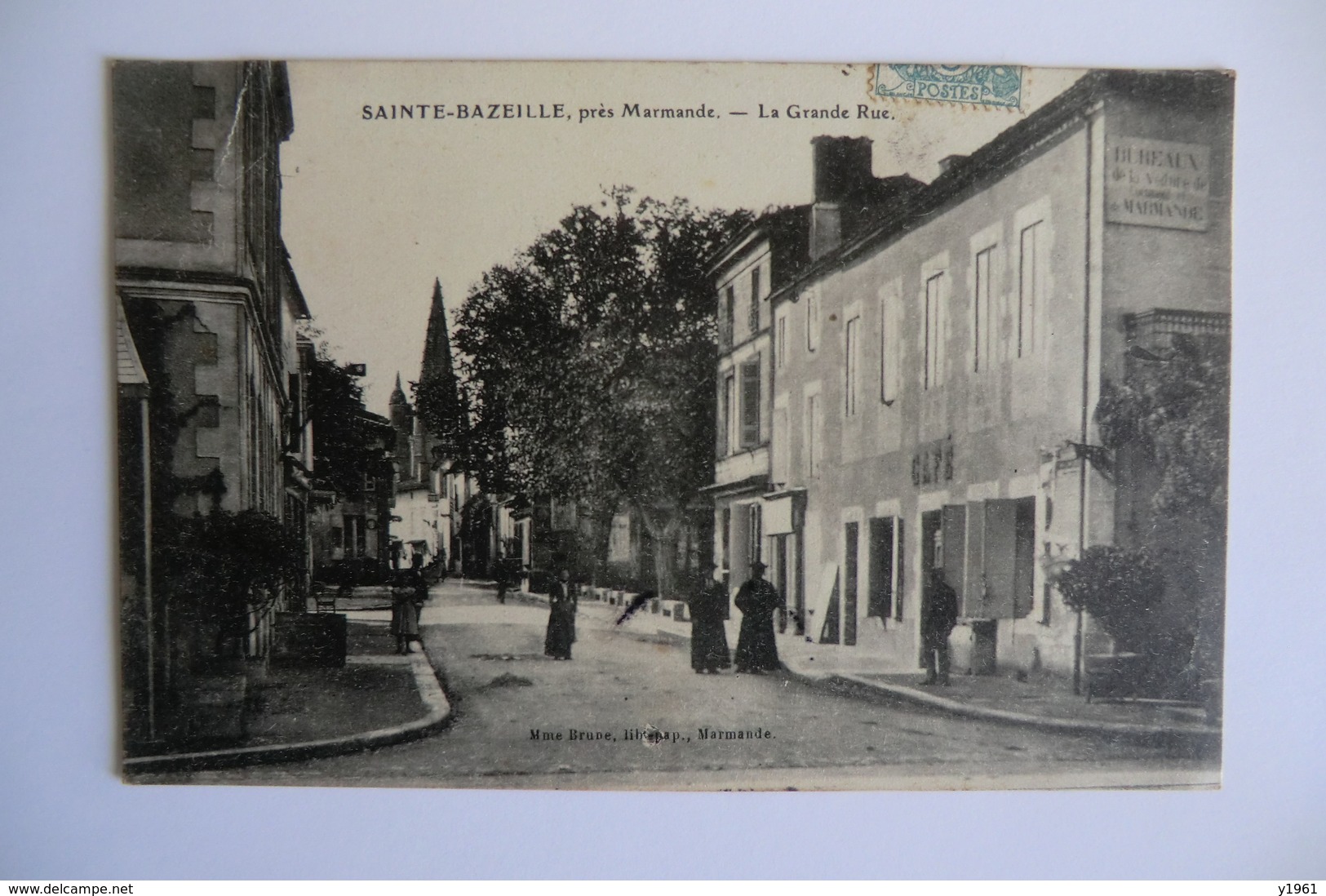 CPA 47 LOT ET GARONNE SAINTE BAZEILLE STE BAZEILLE. La Grande Rue. 1907. - Autres & Non Classés