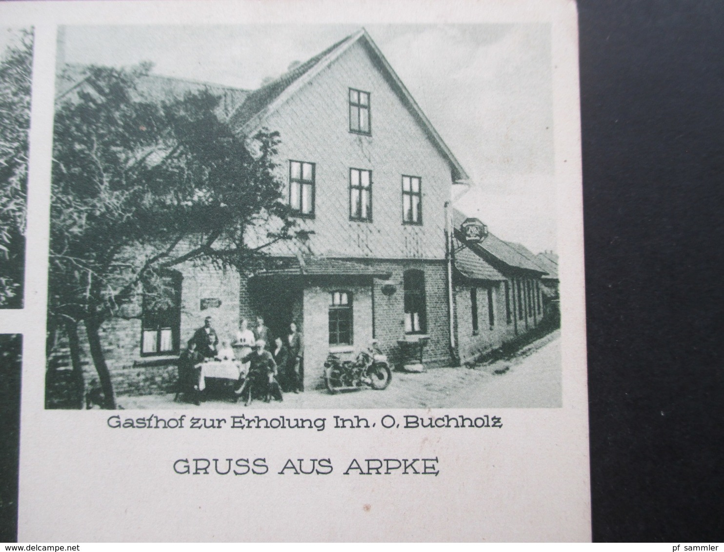 AK Mehrbildkarte Gruss Aus Arpke Gasthof Zur Erholung Inh. O. Buchholz Landpoststempel Arpke über Lehrte. Seltene AK!! - Lehrte