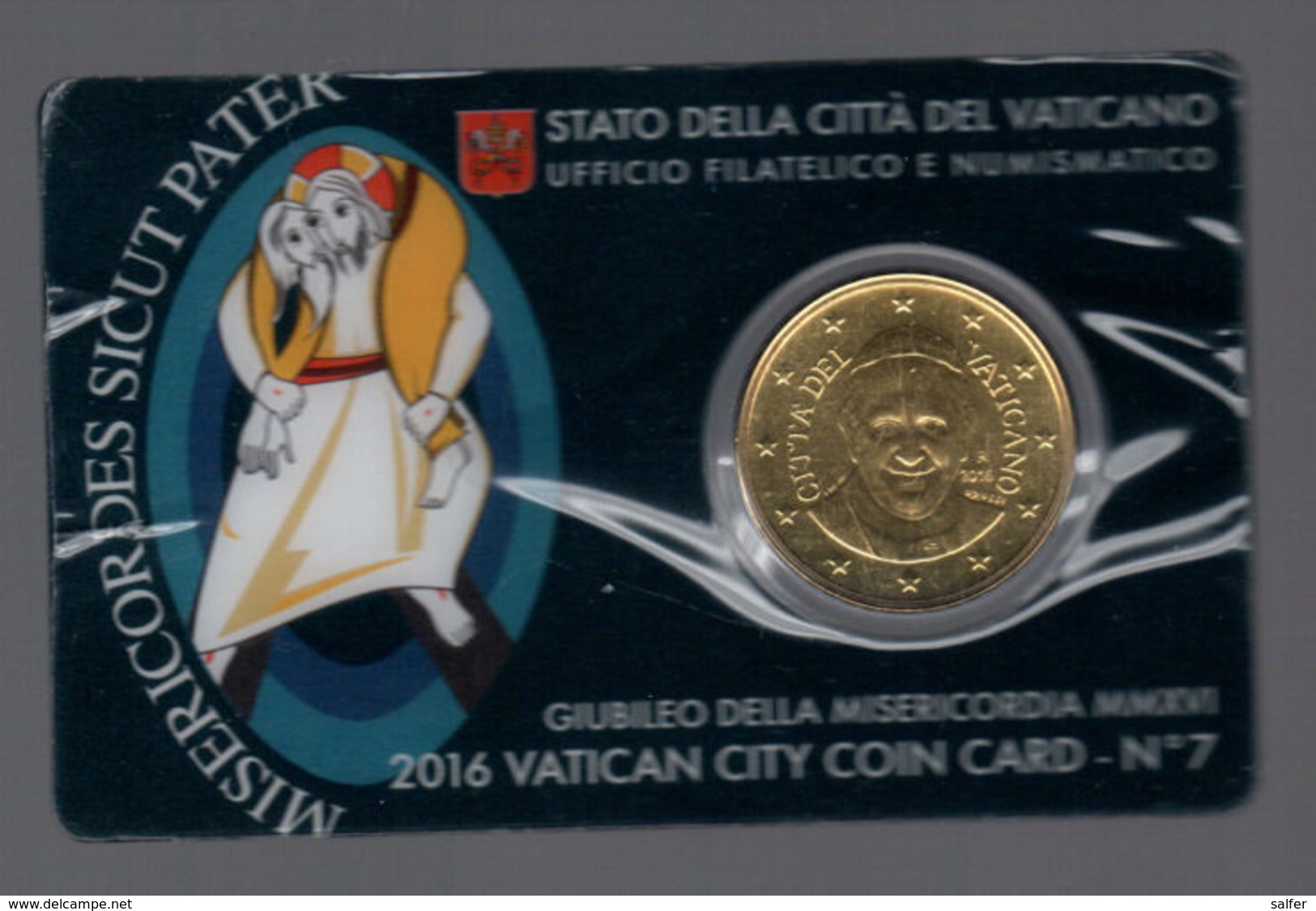 VATICANO 2016 GIUBILEO  COINCARD - Vatican