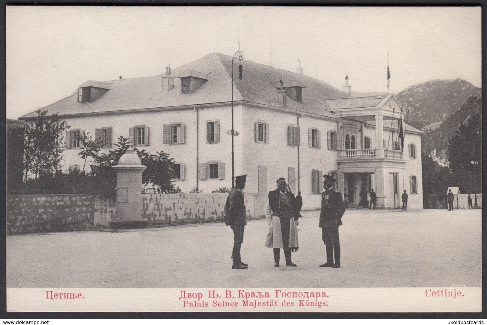 CPA -  Montenegro, Цетиње  Cetinje / Cettigne, Palais Seiner Majestät Des Königs - Montenegro