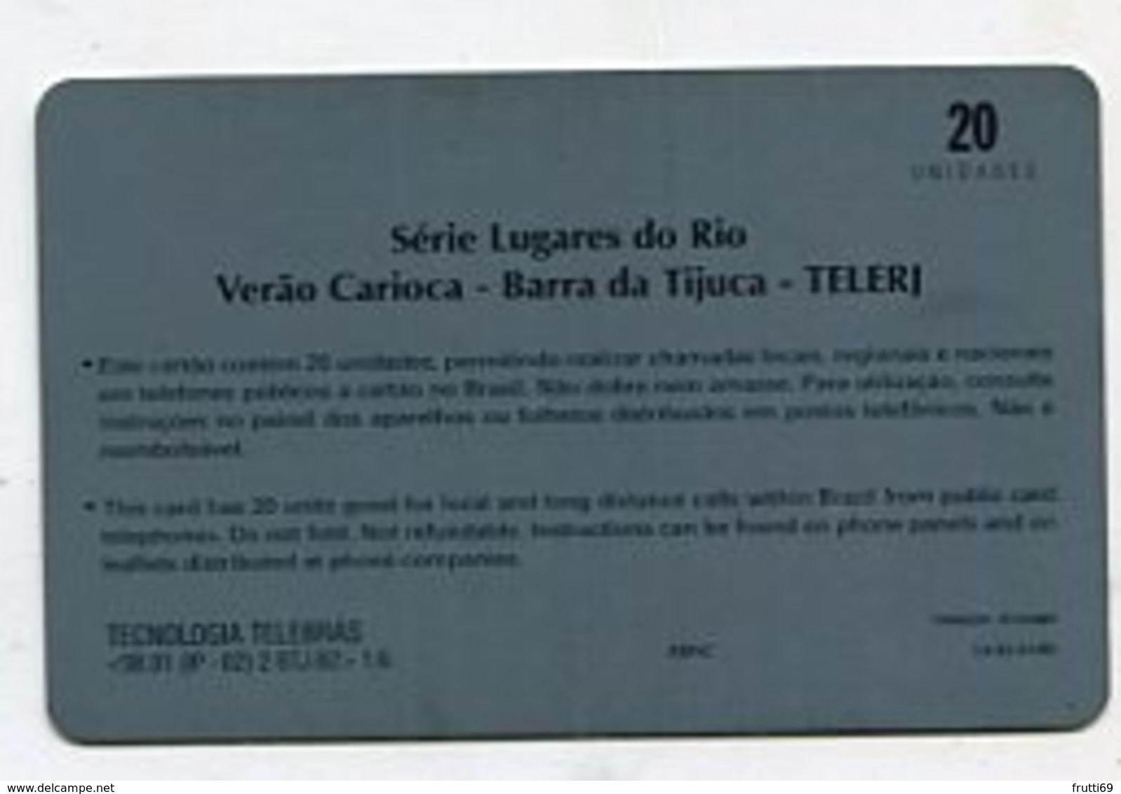 TK 05390 BRAZIL - Telebras - Brasilien