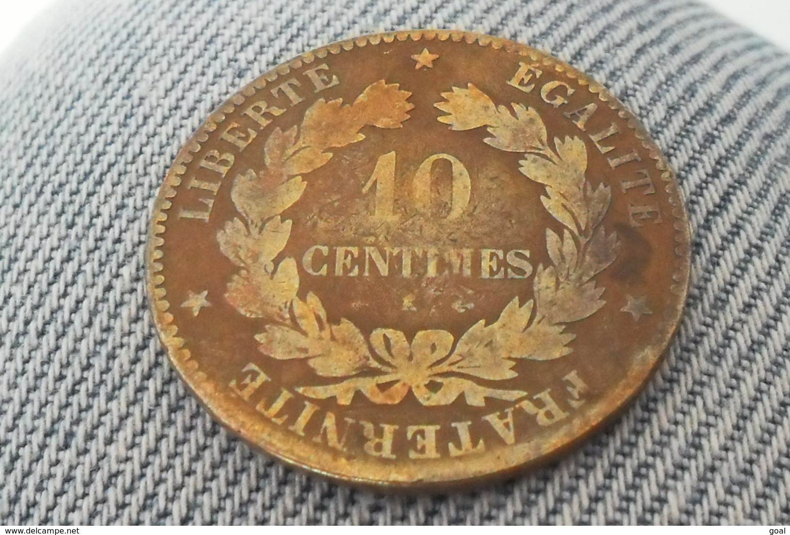 10 Centimes "Ceres" De 1876 K En TB.(65 Euros En B Et 160 Euros En TB= Site: E-monnaies) - Otros & Sin Clasificación