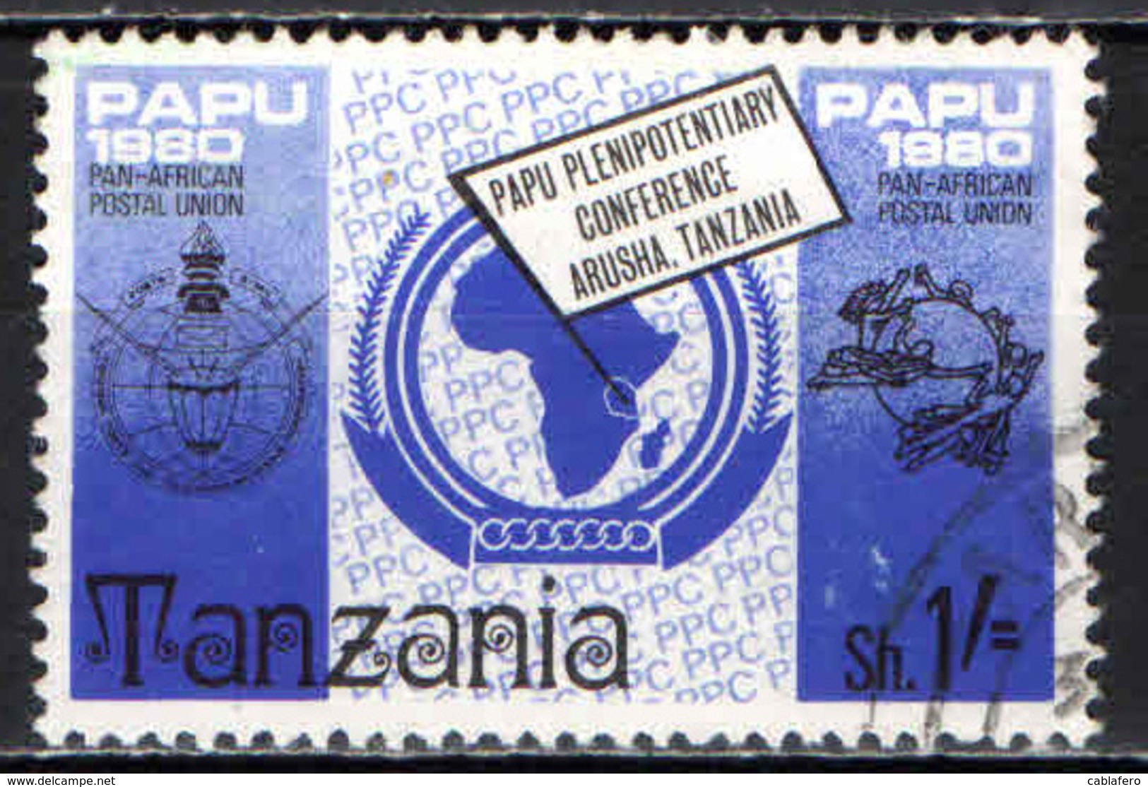 TANZANIA - 1980 - Pan African Postal Union Plenipotentiary Conference - USATO - Tanzania (1964-...)