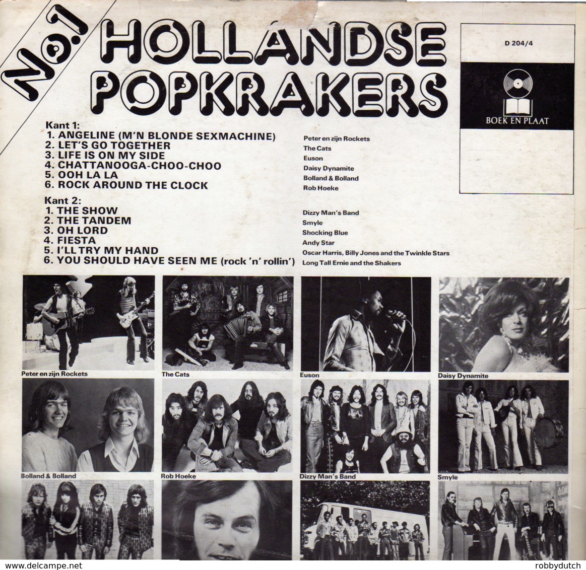 * LP * Hollandse Popkrakers No.1 (Nederpop/Dutchbeat  Clubpressing) - Hit-Compilations