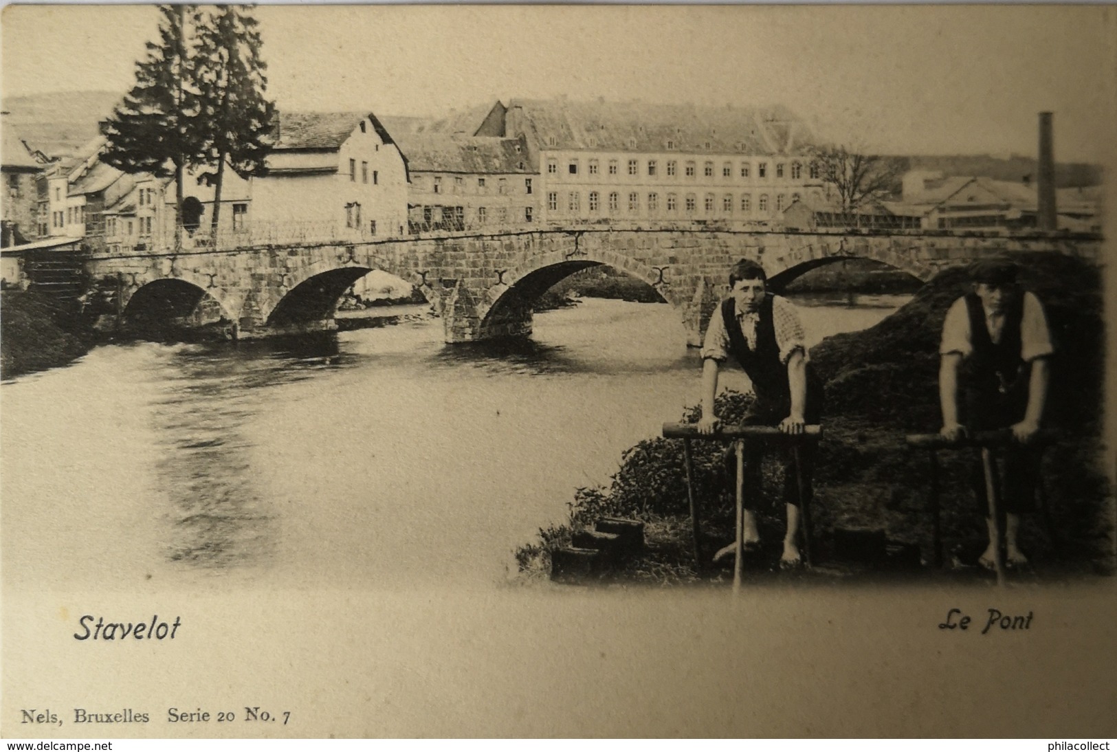 Stavelot // Le Pont (animee) Ca 1900 - Stavelot