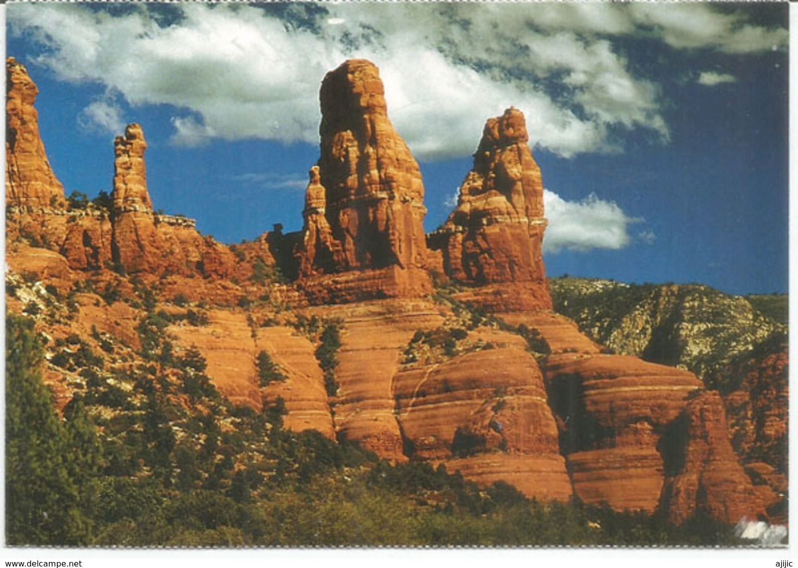 Desert Town Of Sedona. Arizona., Postcard Sent To Canada - Sedona