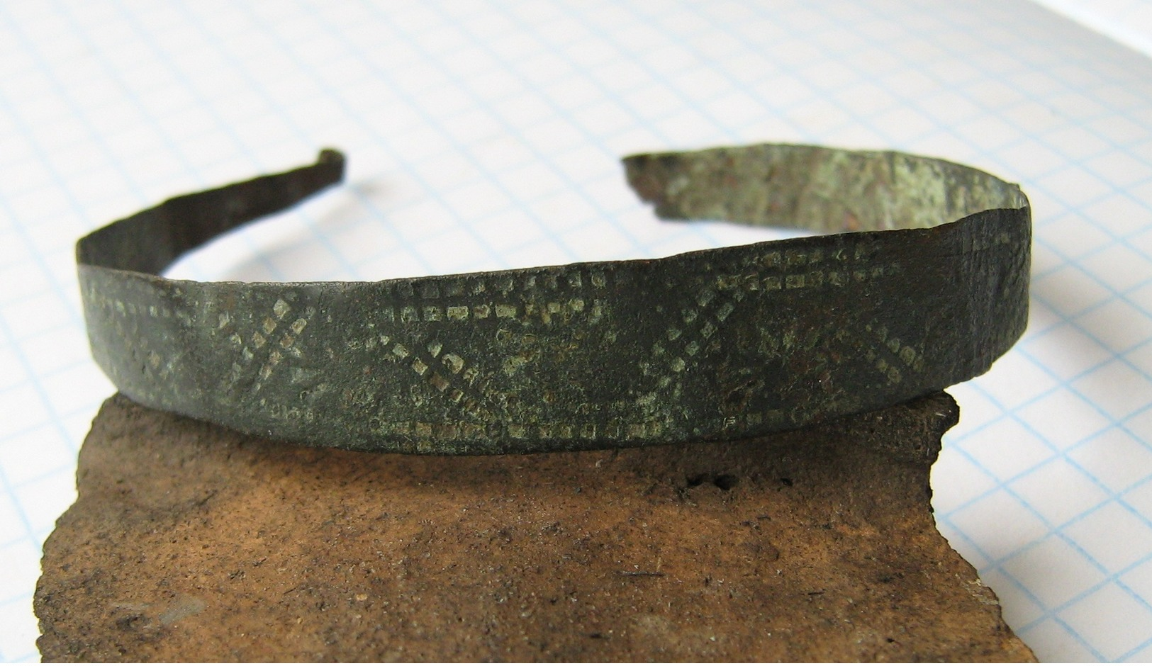 Ancient Vikings Bronze Bracelet 10-13 Centuries - Archéologie