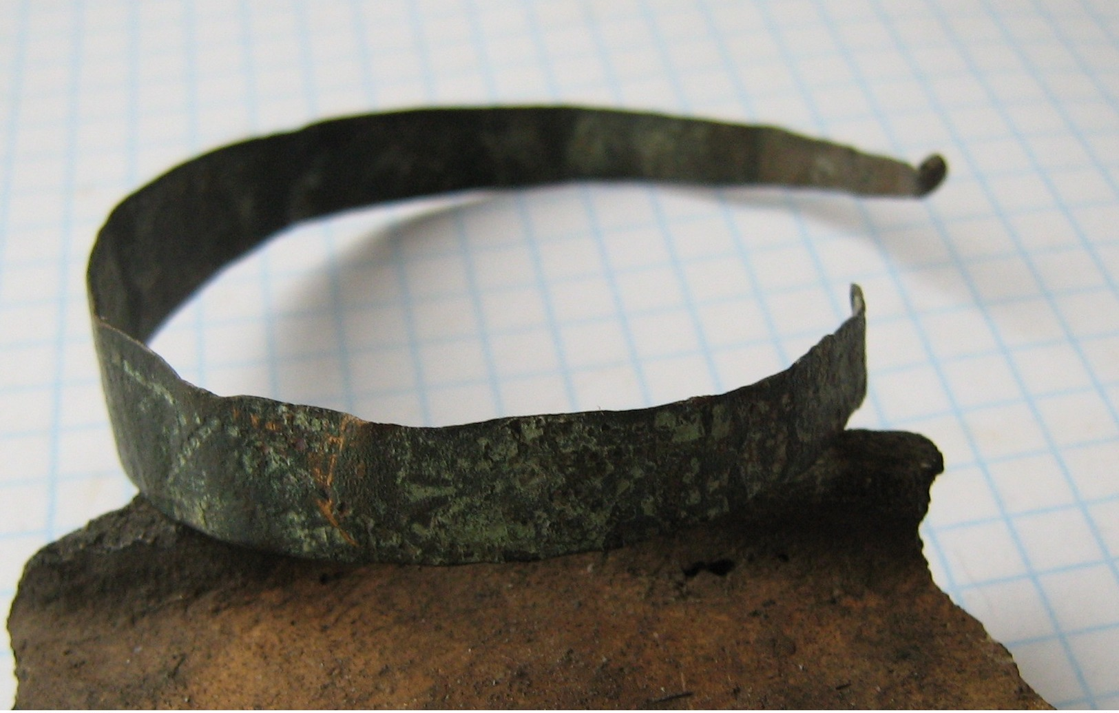 Ancient Vikings Bronze Bracelet 10-13 Centuries - Archéologie