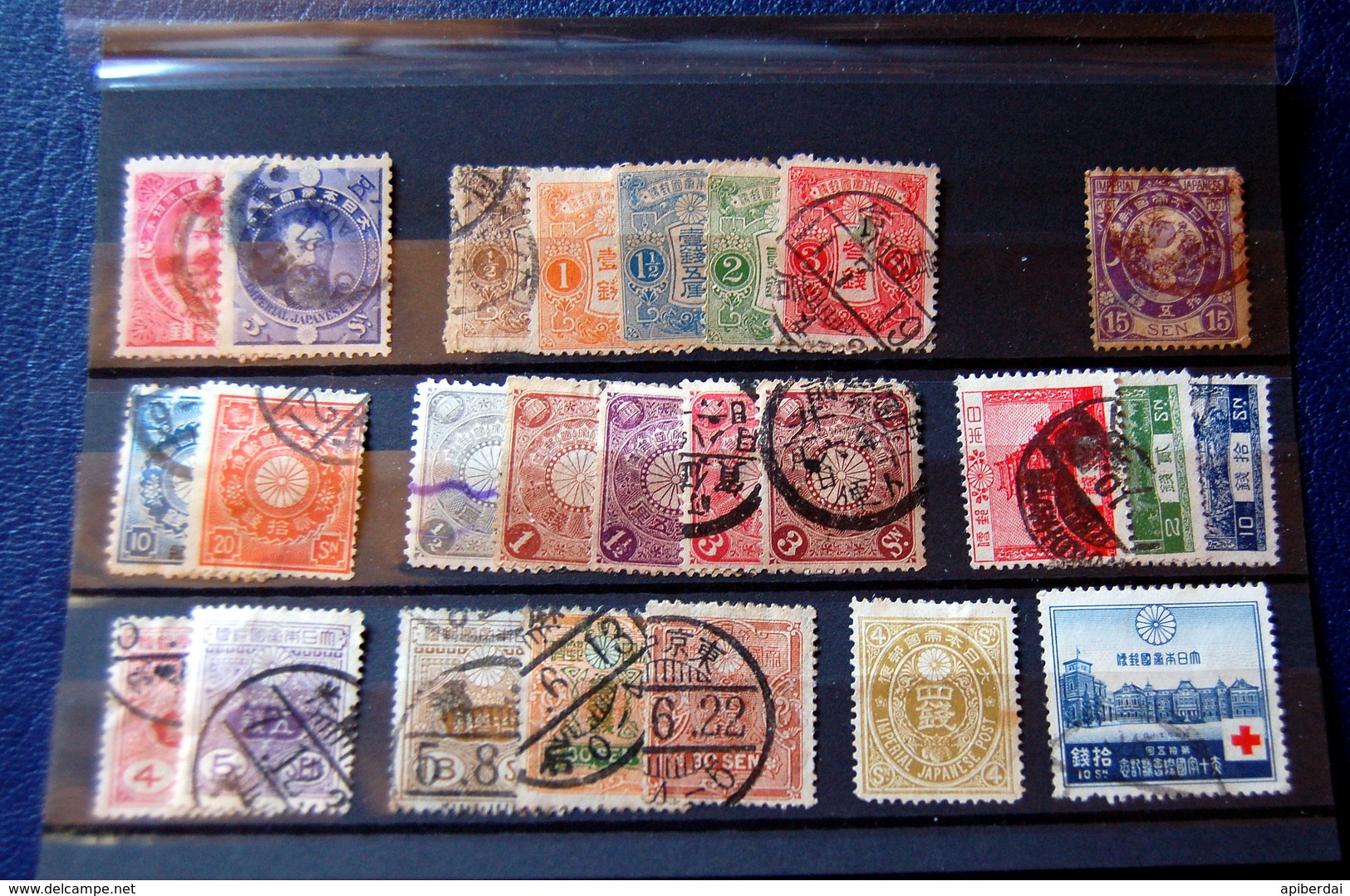 Japon Japan - Small Batch Of Old Stamps Used - Collections, Lots & Series