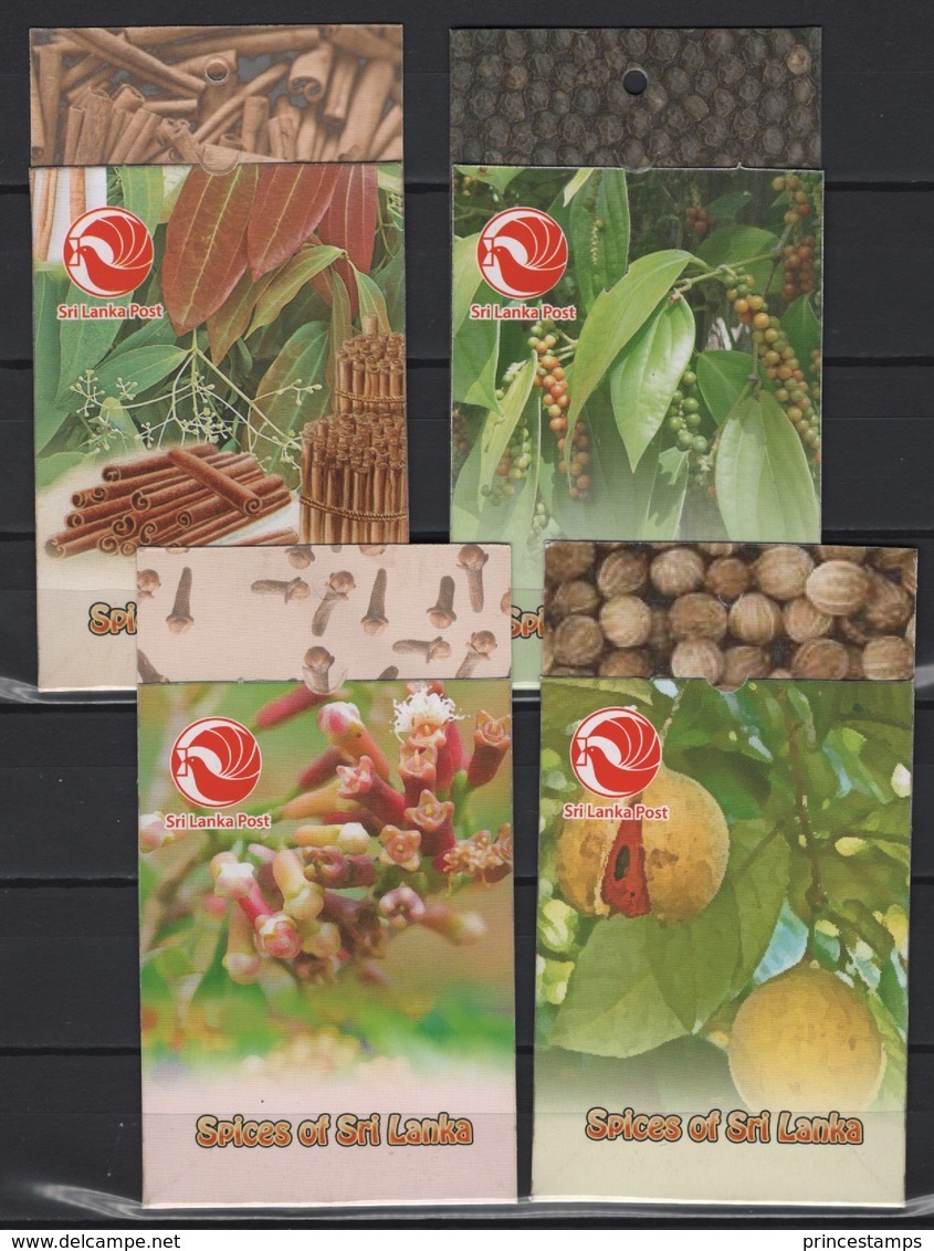 Sri Lanka (2019) - 4 Booklets -  /  Spices - Food - Gastronomie - Gastronomy - Gastronomia - Alimentation