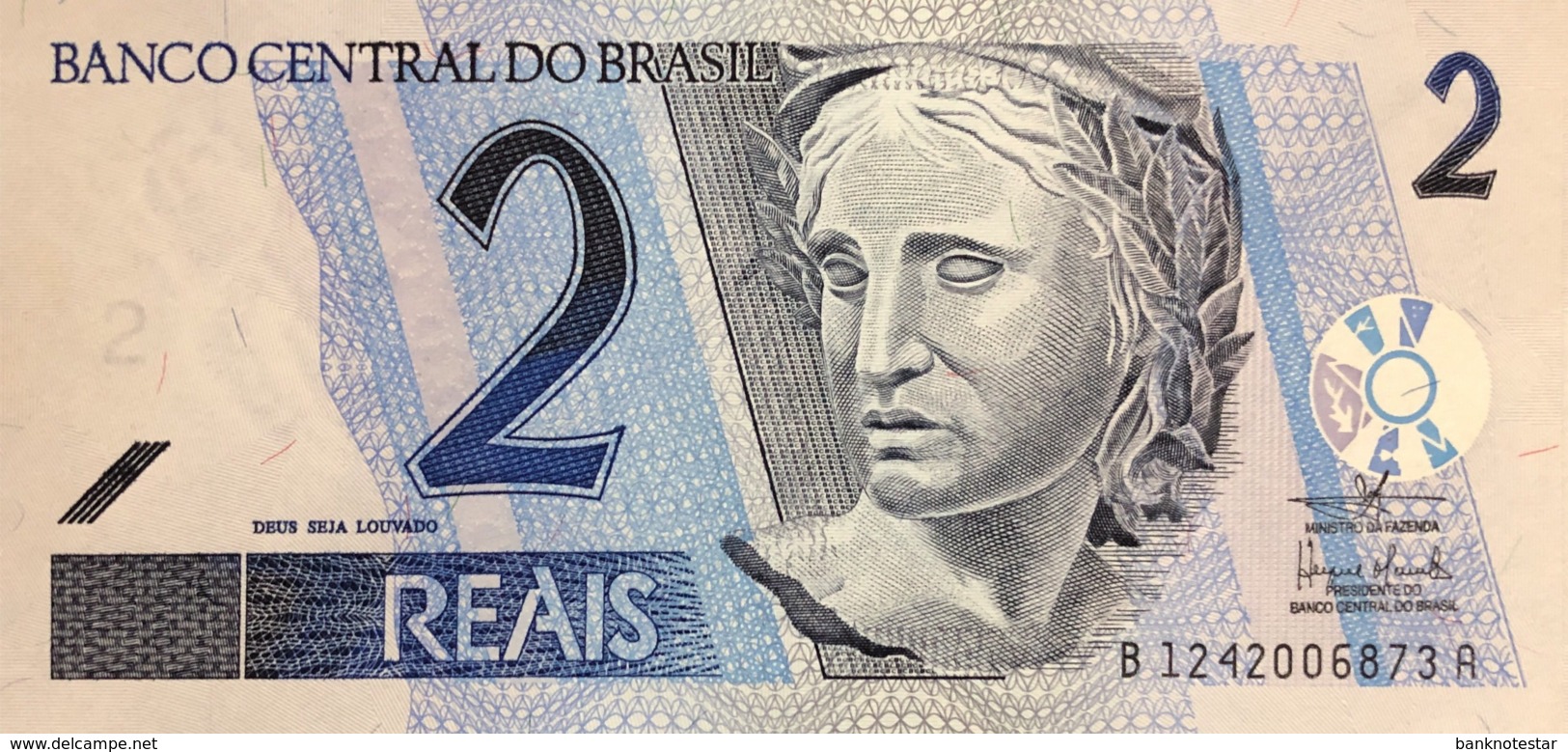 Brazil 2 Reais, P-249d (2001) - UNC - Brazilië