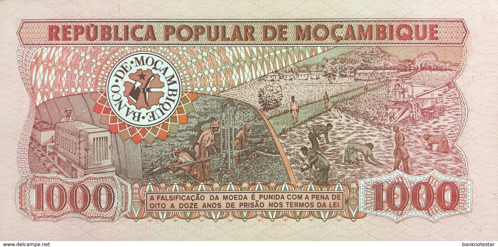 Mocambique 1.000 Meticais, P-128 (16.6.1980) - UNC - Moçambique