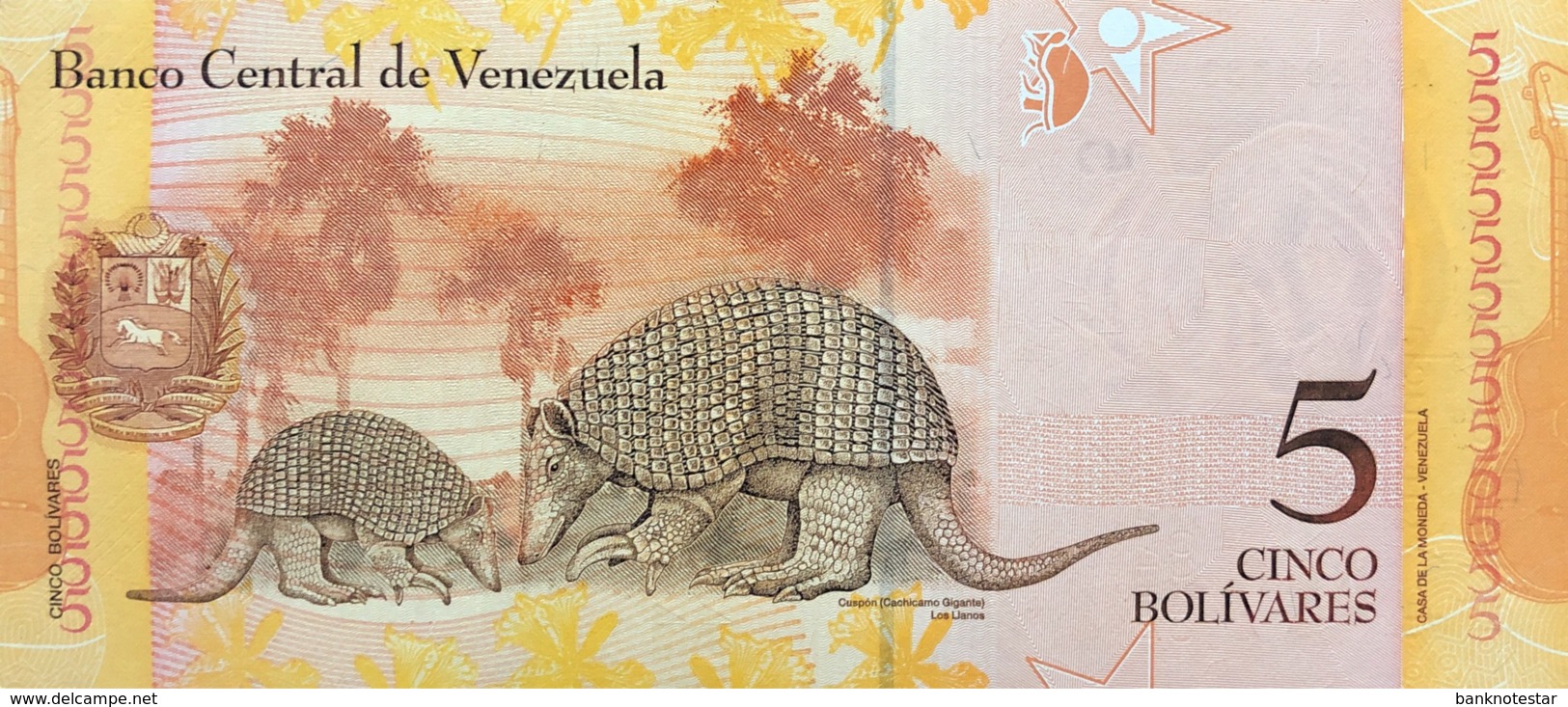 Venezuela 5 Bolivares, P-89a (20.3.2007) - UNC - Venezuela