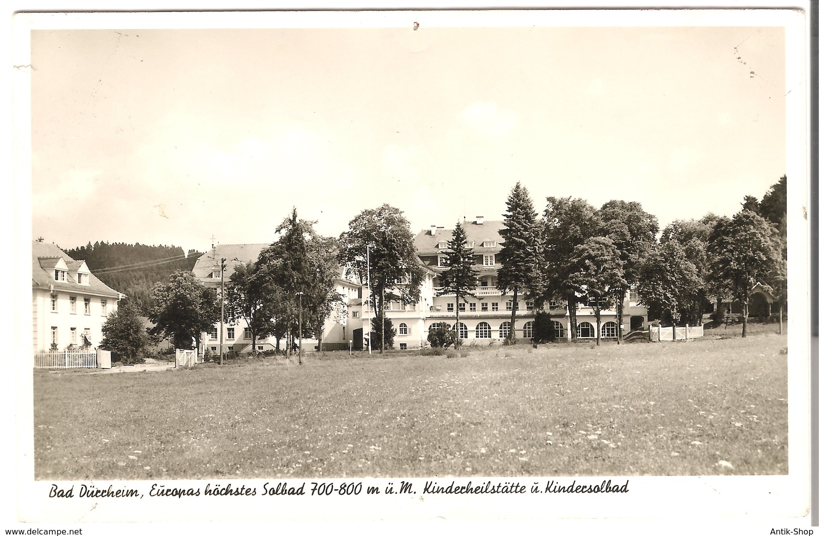 Bad Dürrheim - Europas Höchstes Solebad 700-800m ü.M. - Kinderheilstätte Und Kindersolebad  V. 1960 (3339) - Bad Duerrheim